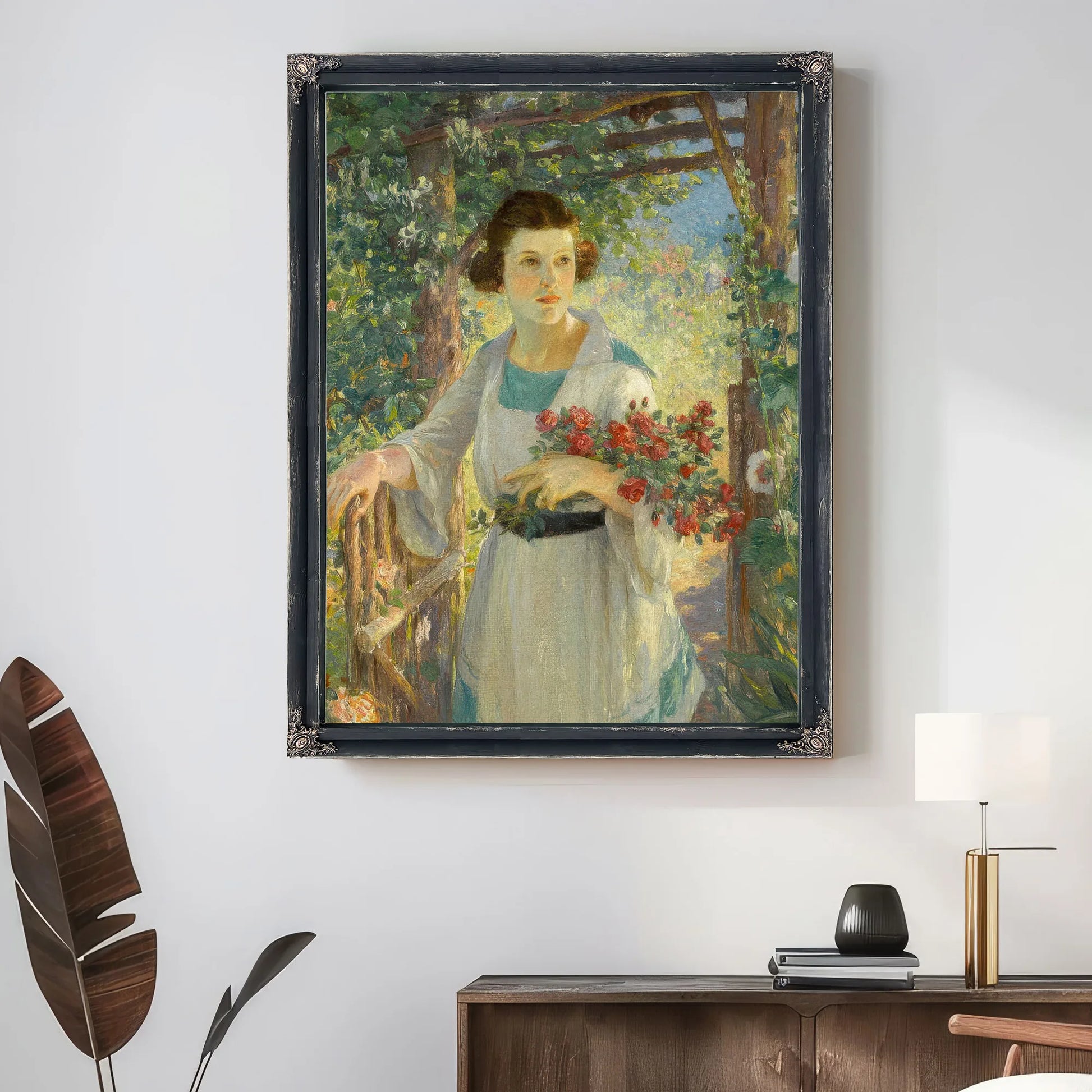 The Rustic Gate By Colin Campbell Cooper Fine Art Print