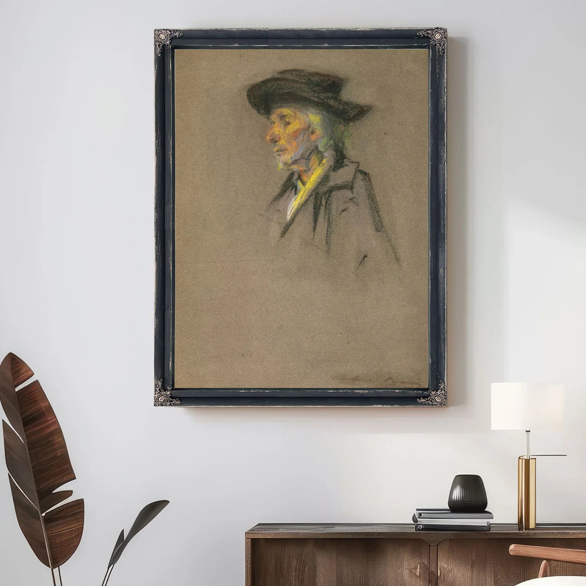 Old Peasant By Alice Pike Barney Fine Art Print