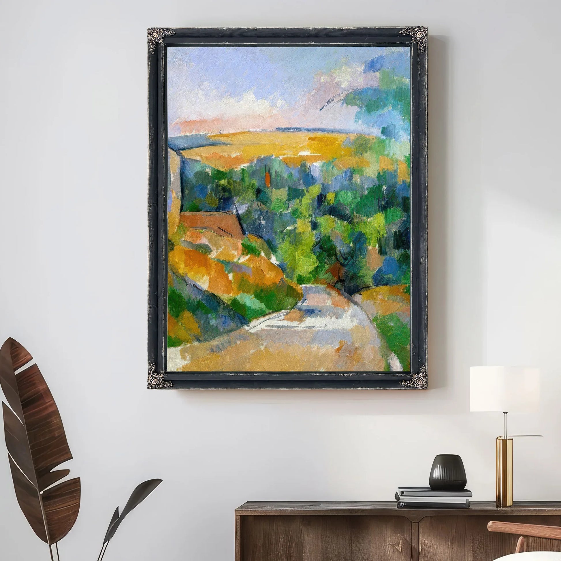 The Bend In The Road By Paul Cezanne Fine Art Print
