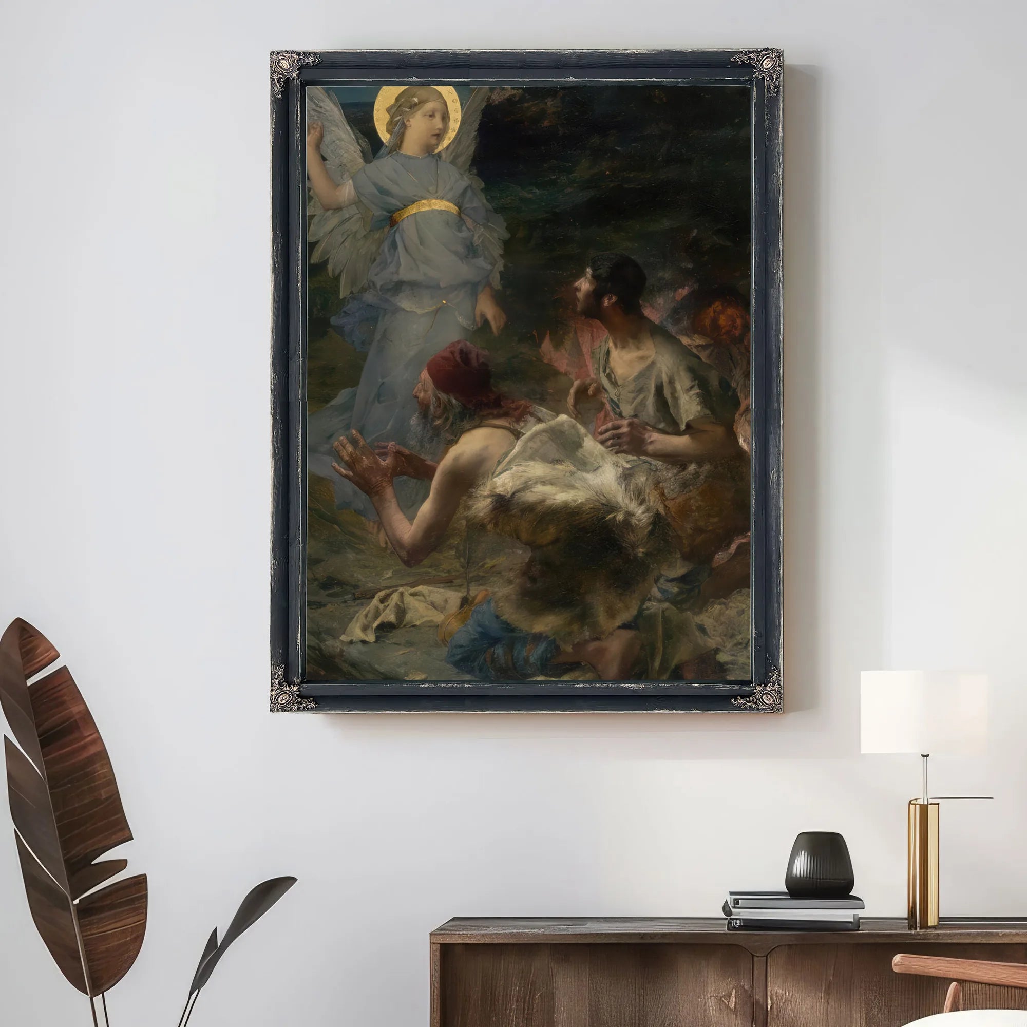 The Annunciation To The Shepherds By Jules Bastien Lepage Fine Art Print
