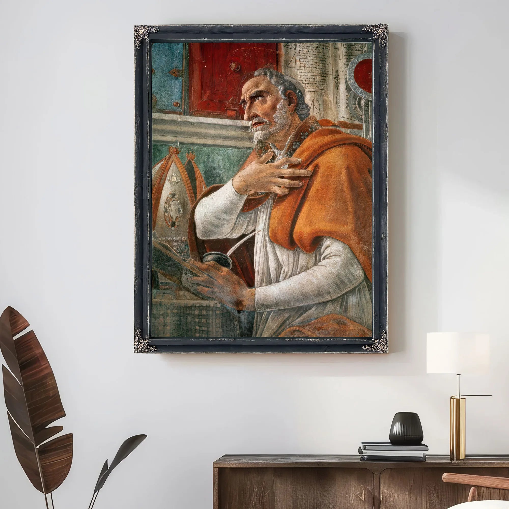 St. Augustine In His Cell By Sandro Botticelli Fine Art Print