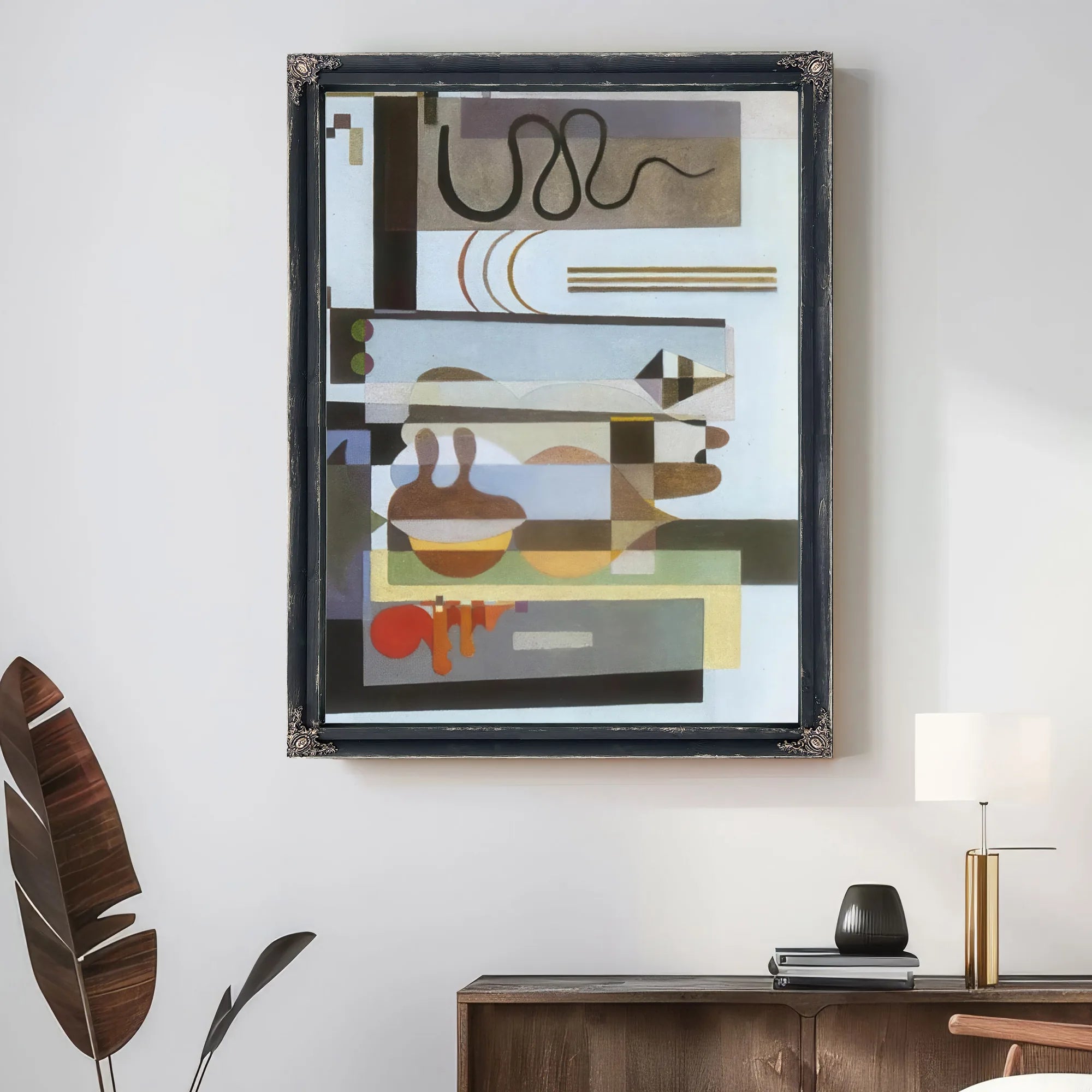 Two Green Points 1935 By Wassily Kandinsky Fine Art Print