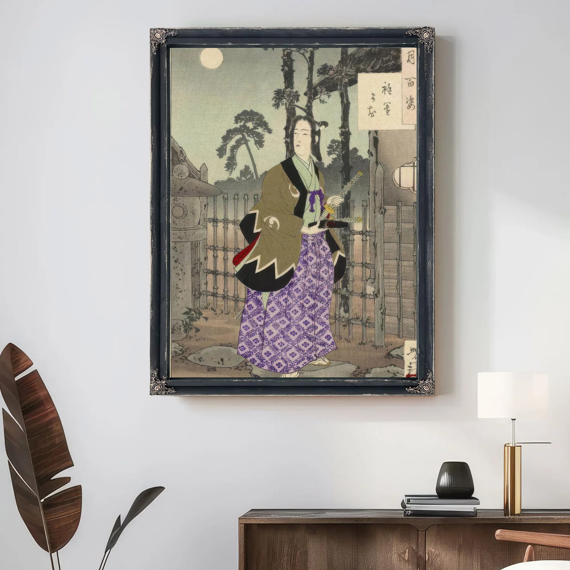 The Gion District 1885 By Tsukioka Yoshitoshi Fine Art Print