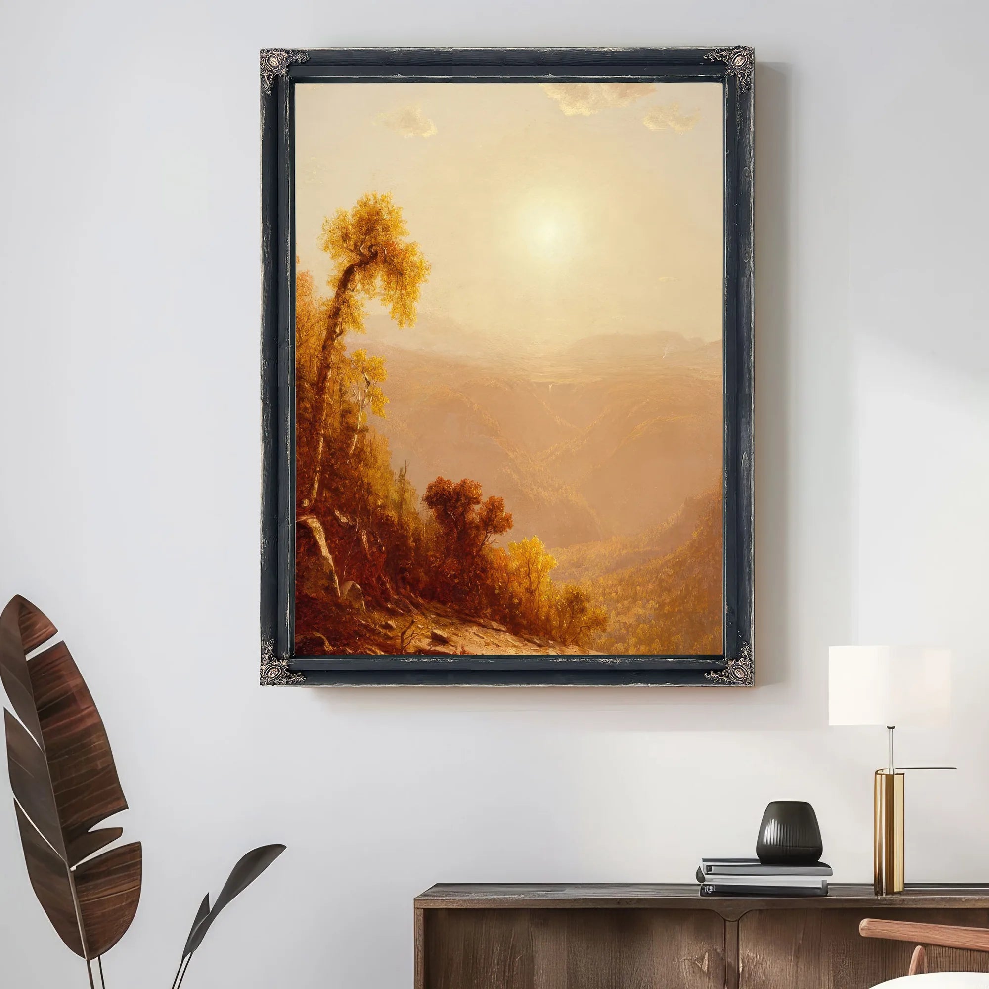 October In The Catskills By Sanford Robinson Gifford Fine Art Print