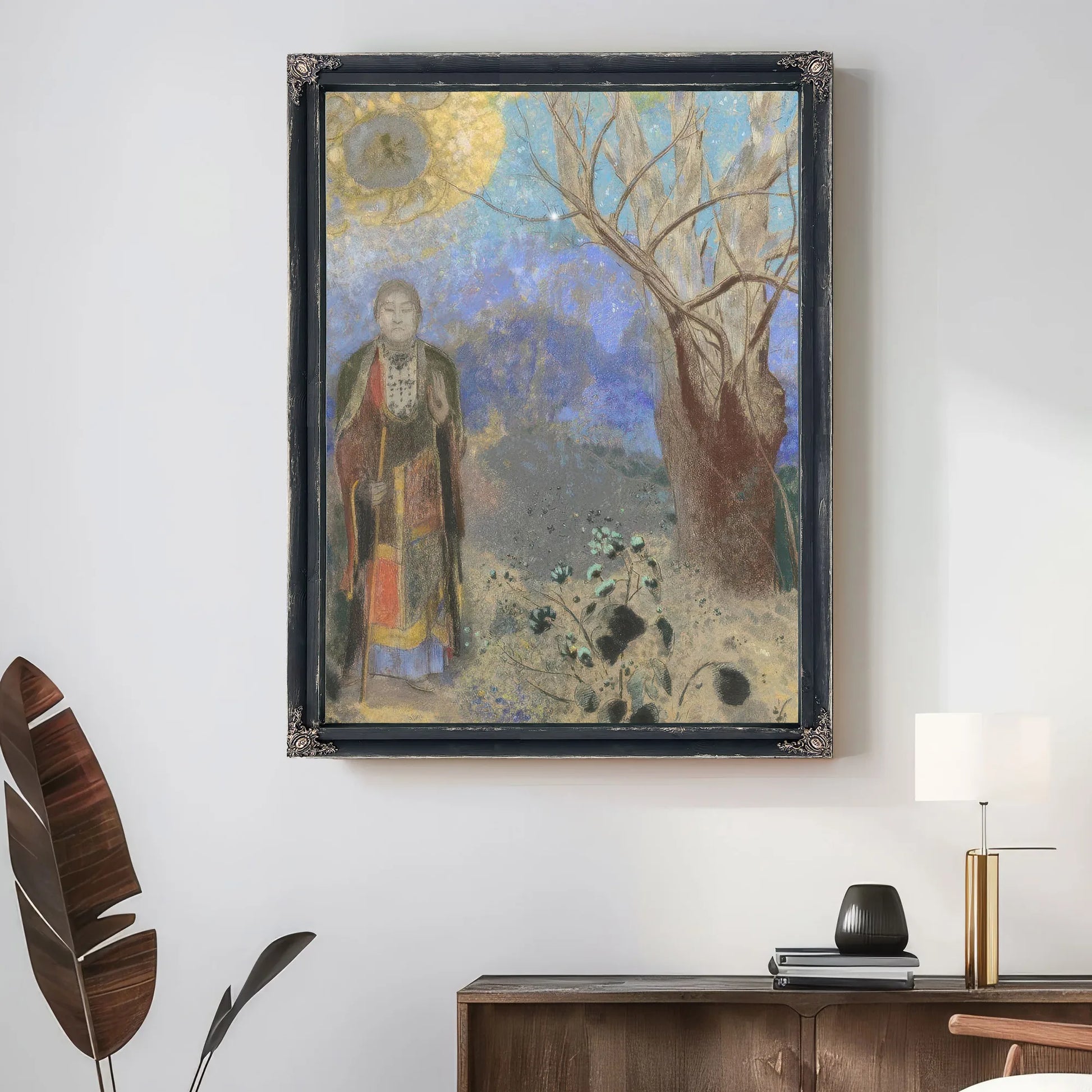 Buddha Pastel 90X73Cm Musee Dorsay By Odilon Redon Fine Art Print