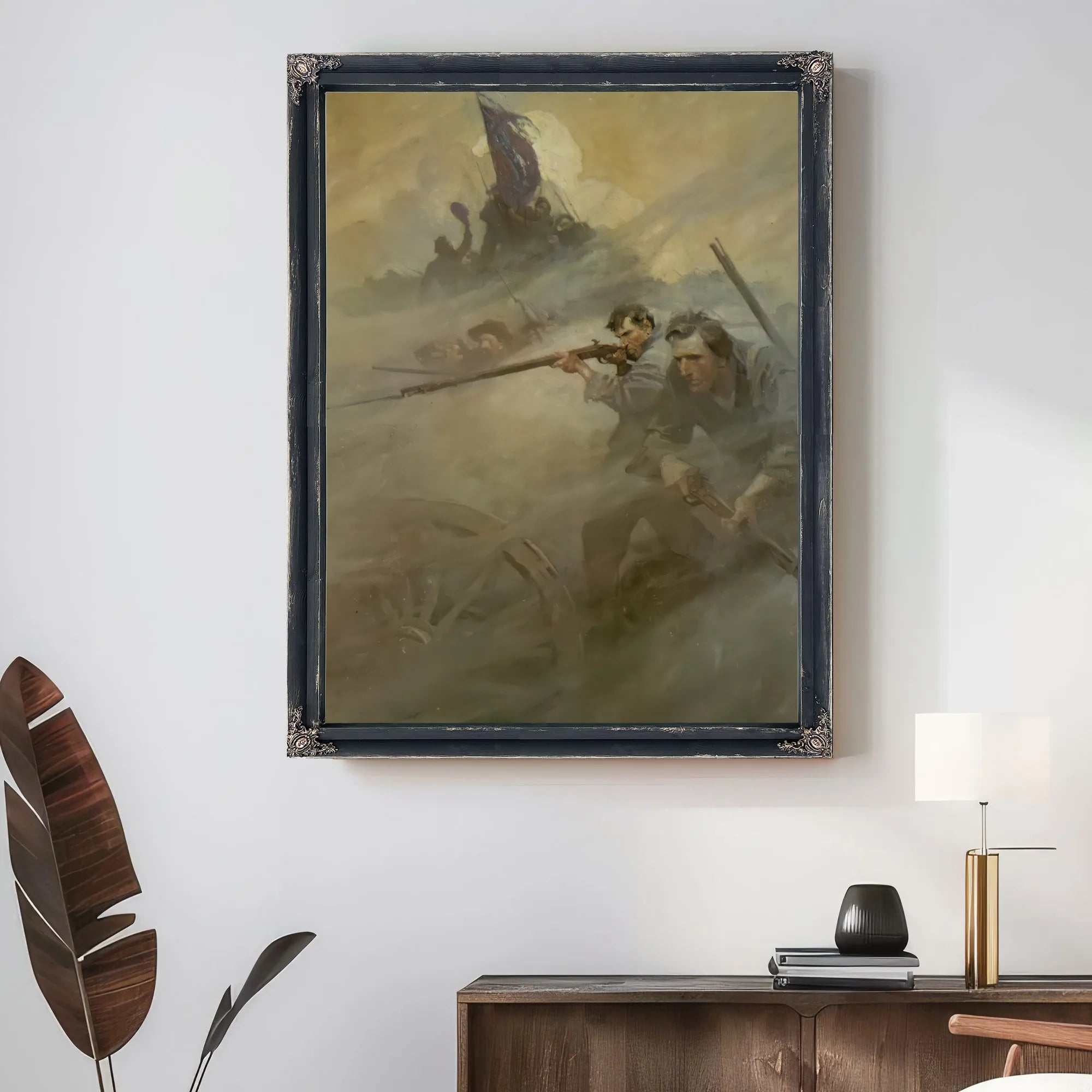 The Battle By NC Wyeth Fine Art Print