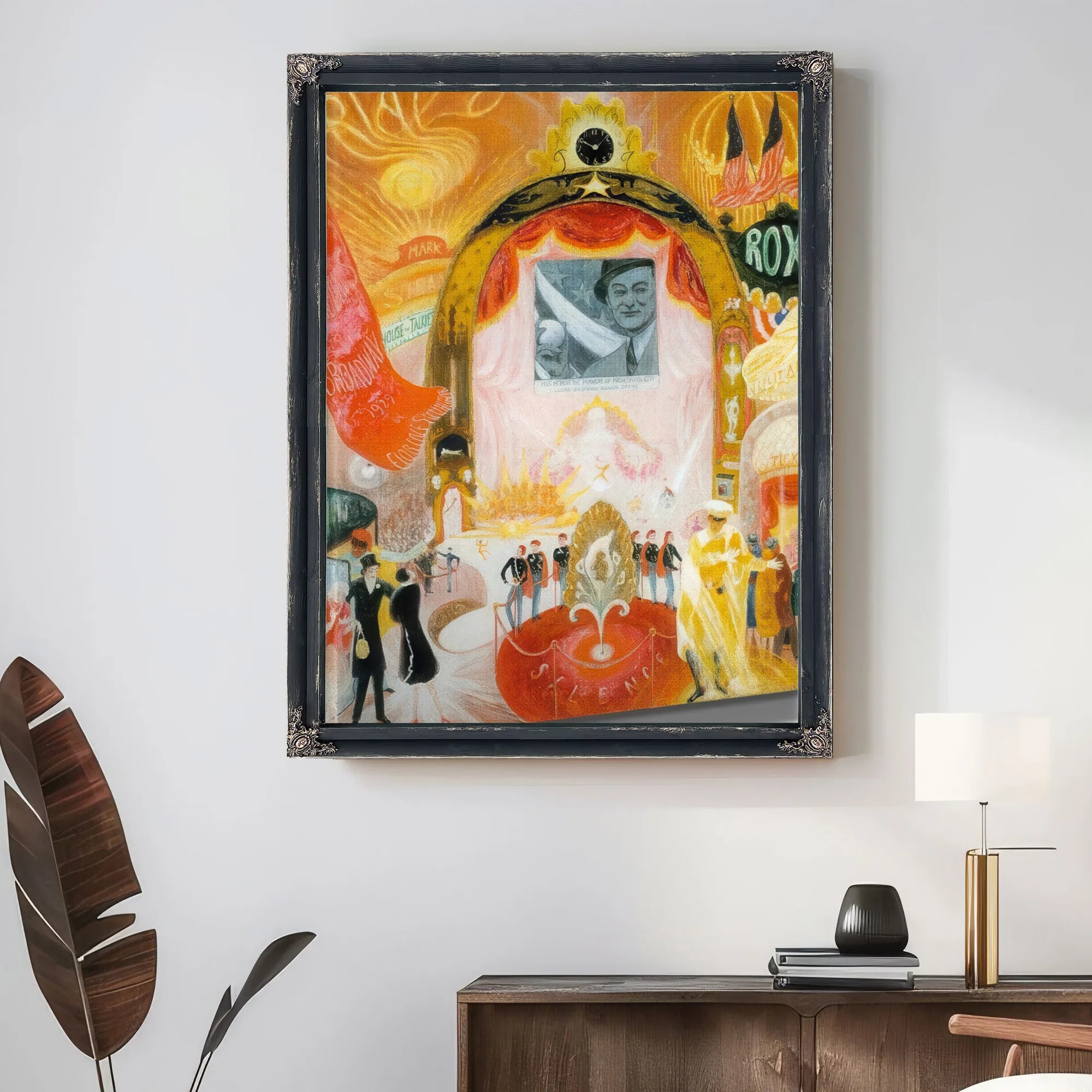 The Cathedrals Of Broadway By Florine Stettheimer Fine Art Print