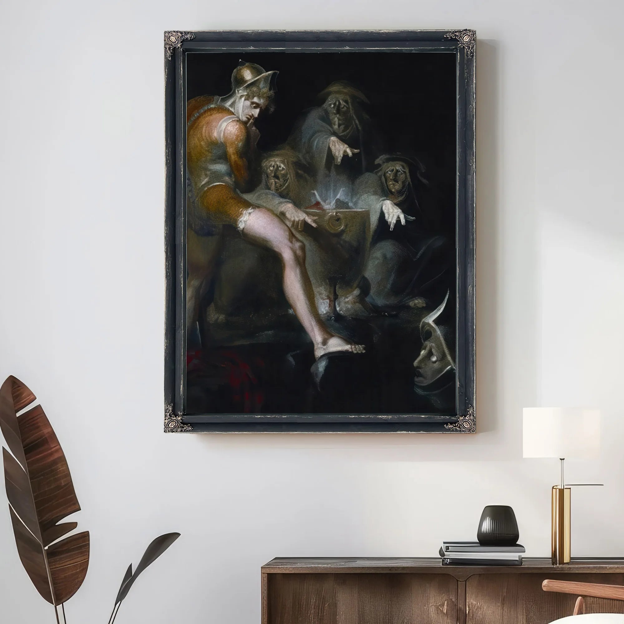 Macbeth Consulting The Vision Of The Armed Head By Henry Fuseli Fine Art Print