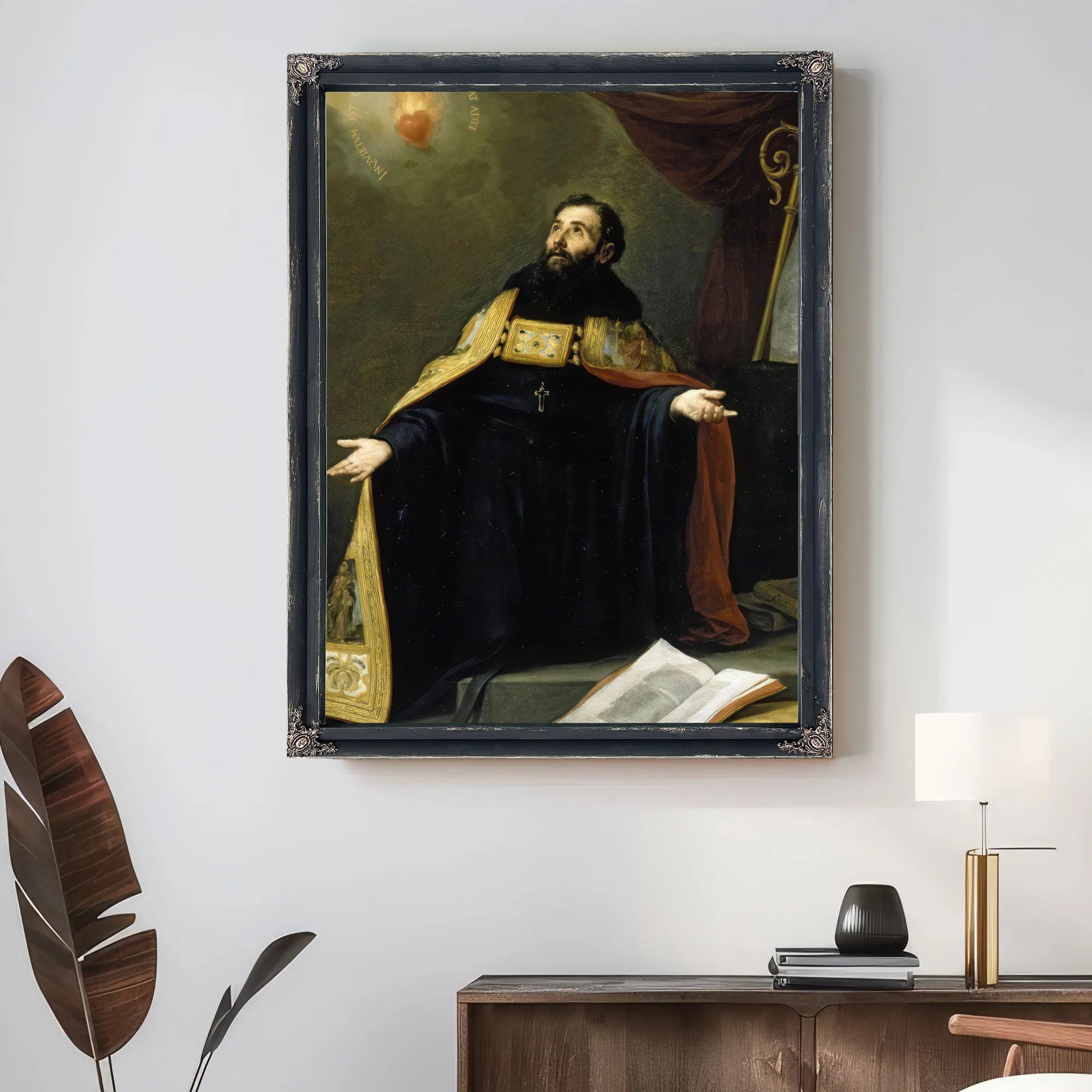 Saint Augustine In Ecstasy By Bartolome Esteban Murillo Fine Art Print