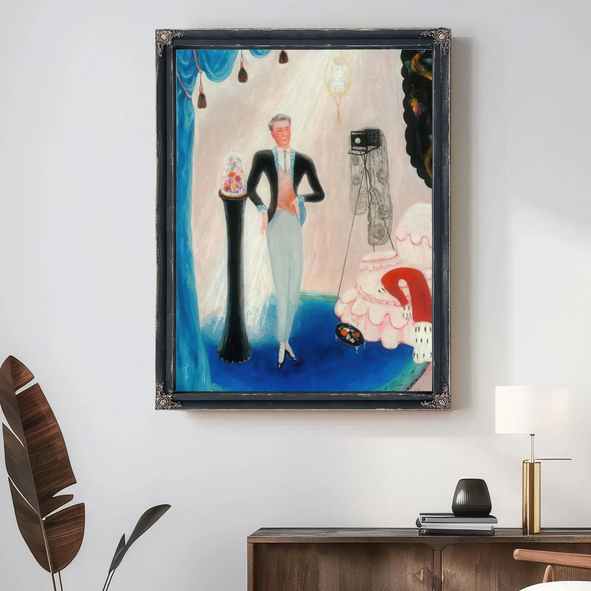 Portrait Of Baron De Meyer By Florine Stettheimer Fine Art Print