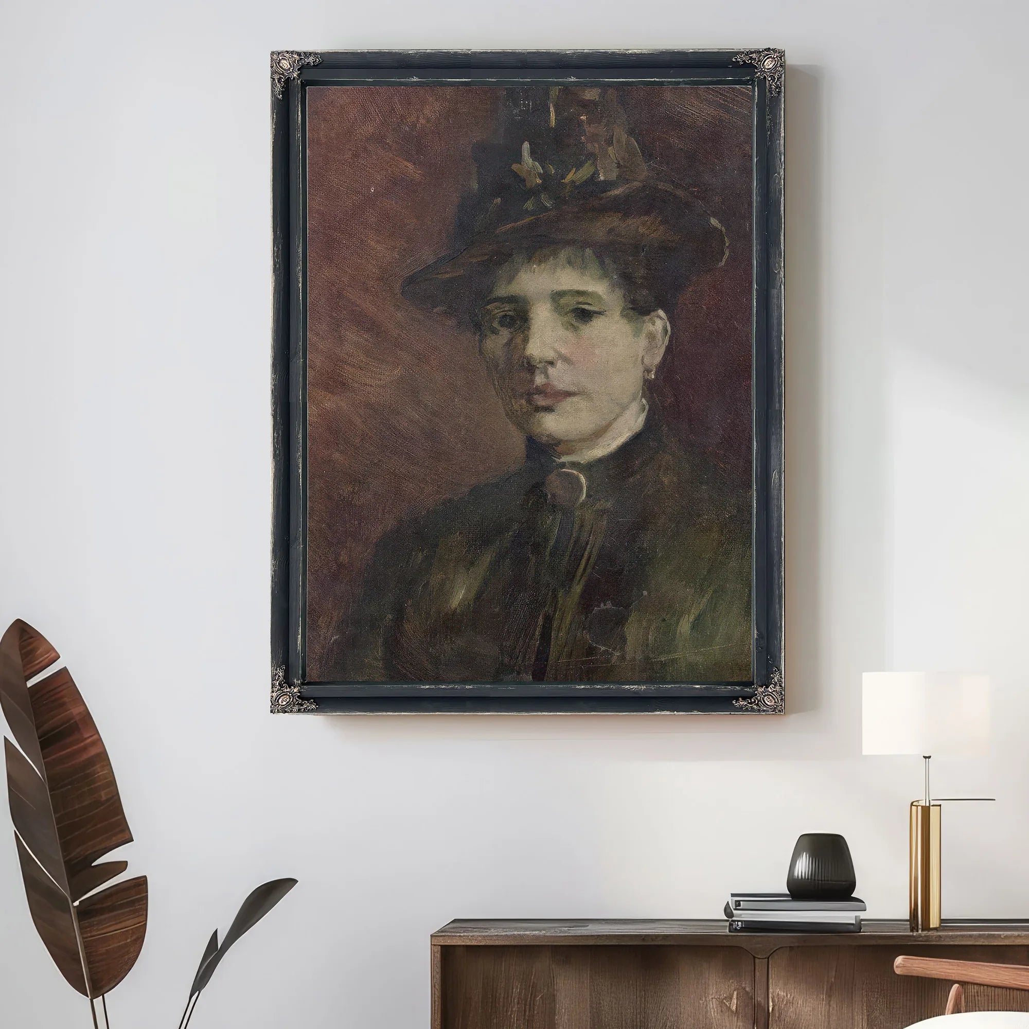 Portrait Of A Woman By Vincent Van Gogh Fine Art Print