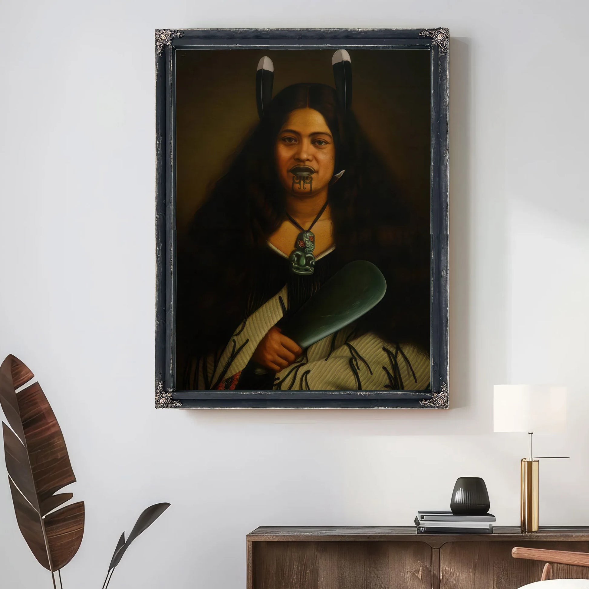 Portrait Of Pare Watene 1878 By Gottfried Lindauer Fine Art Print