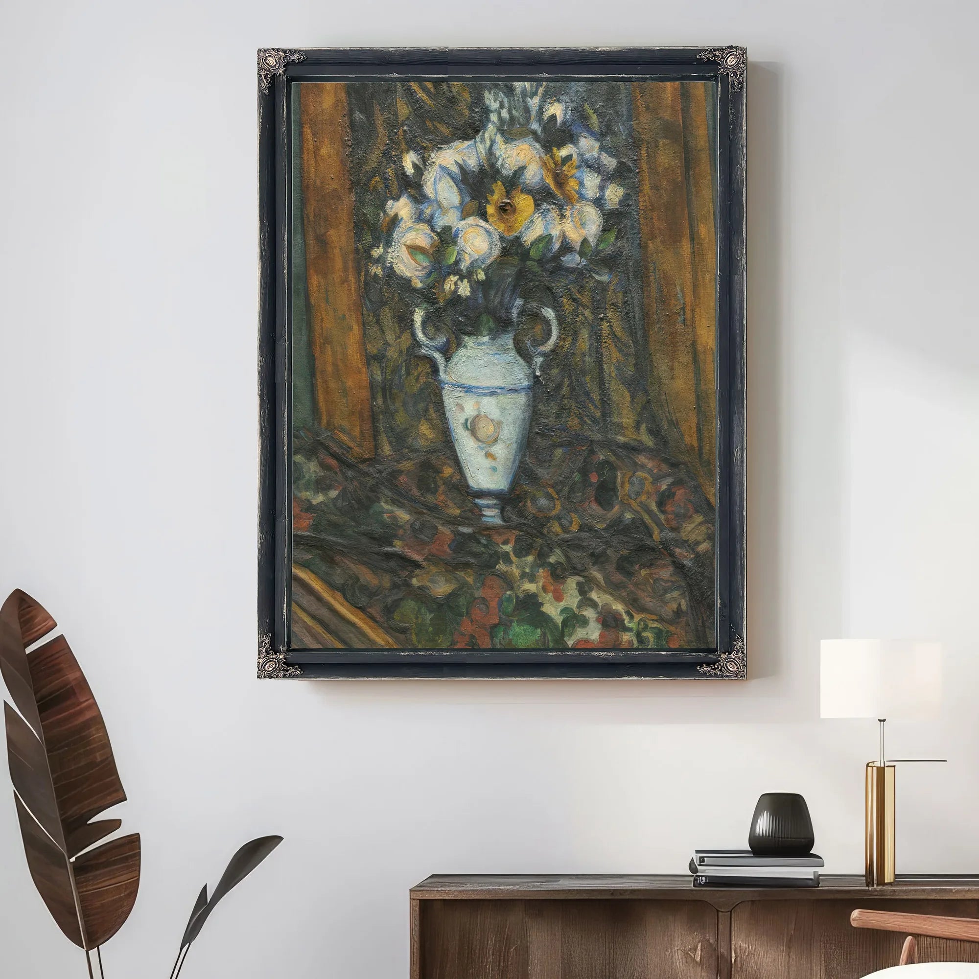 Vase Of Flowers 2 By Paul Cezanne Fine Art Print