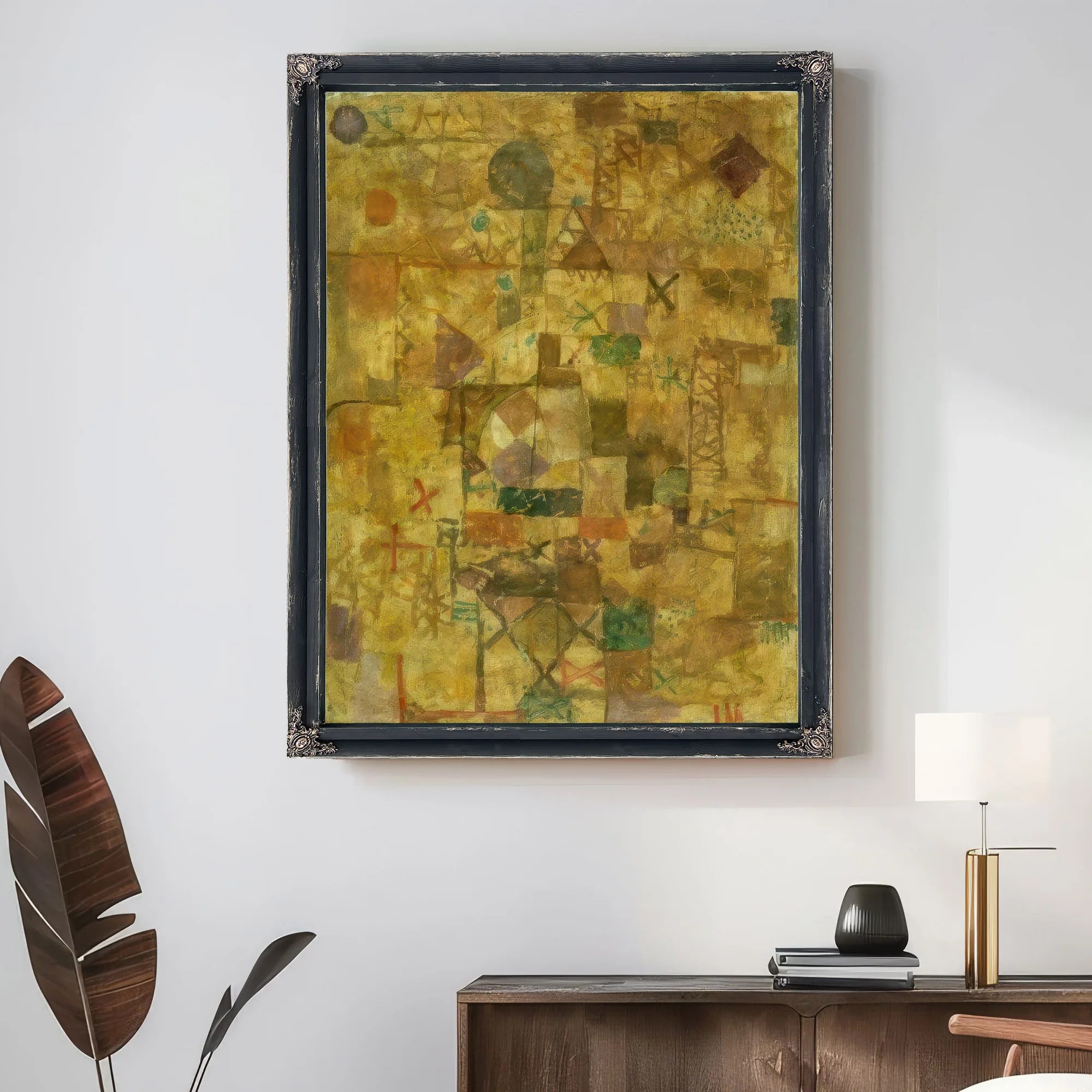Carpet Of Memory 1914 193 By Paul Klee Fine Art Print