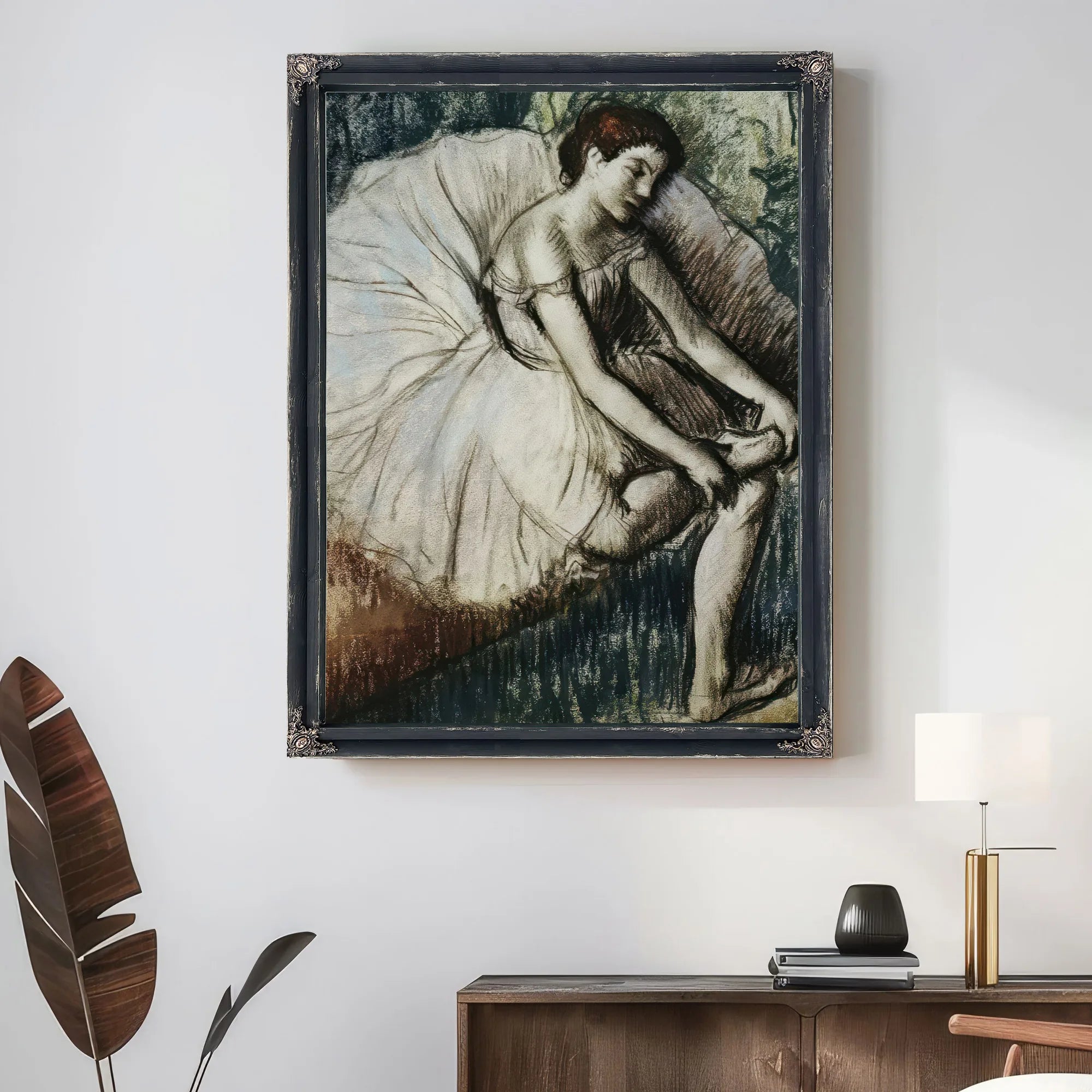 Tired Dancer By Edgar Degas Fine Art Print