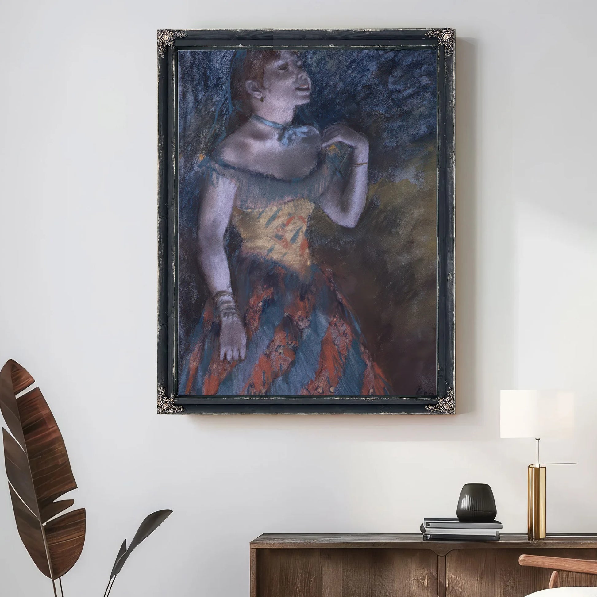 La Chanteuse Verte (The Singer In Green) By Edgar Degas Fine Art Print