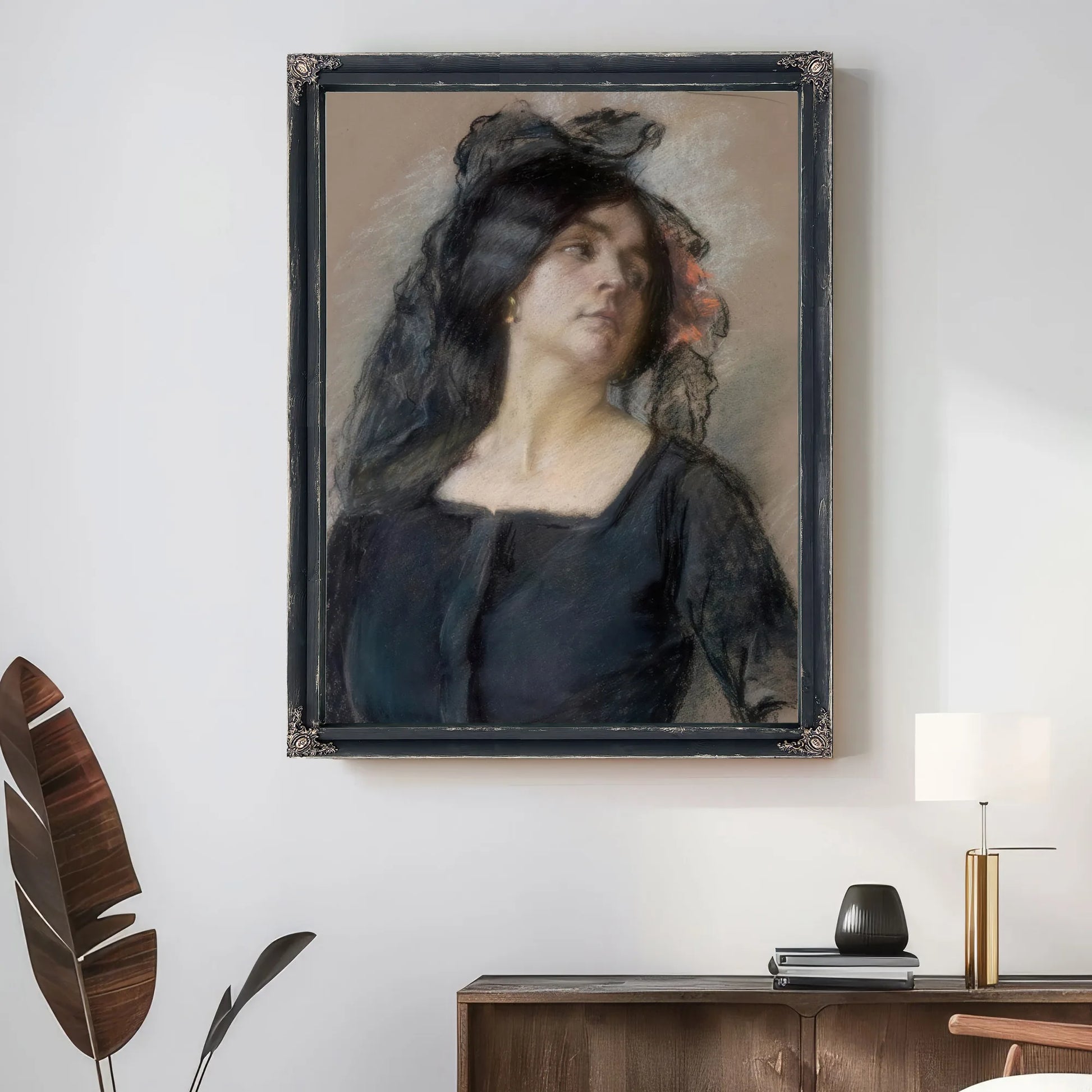 Spanish Woman By Alice Pike Barney Fine Art Print