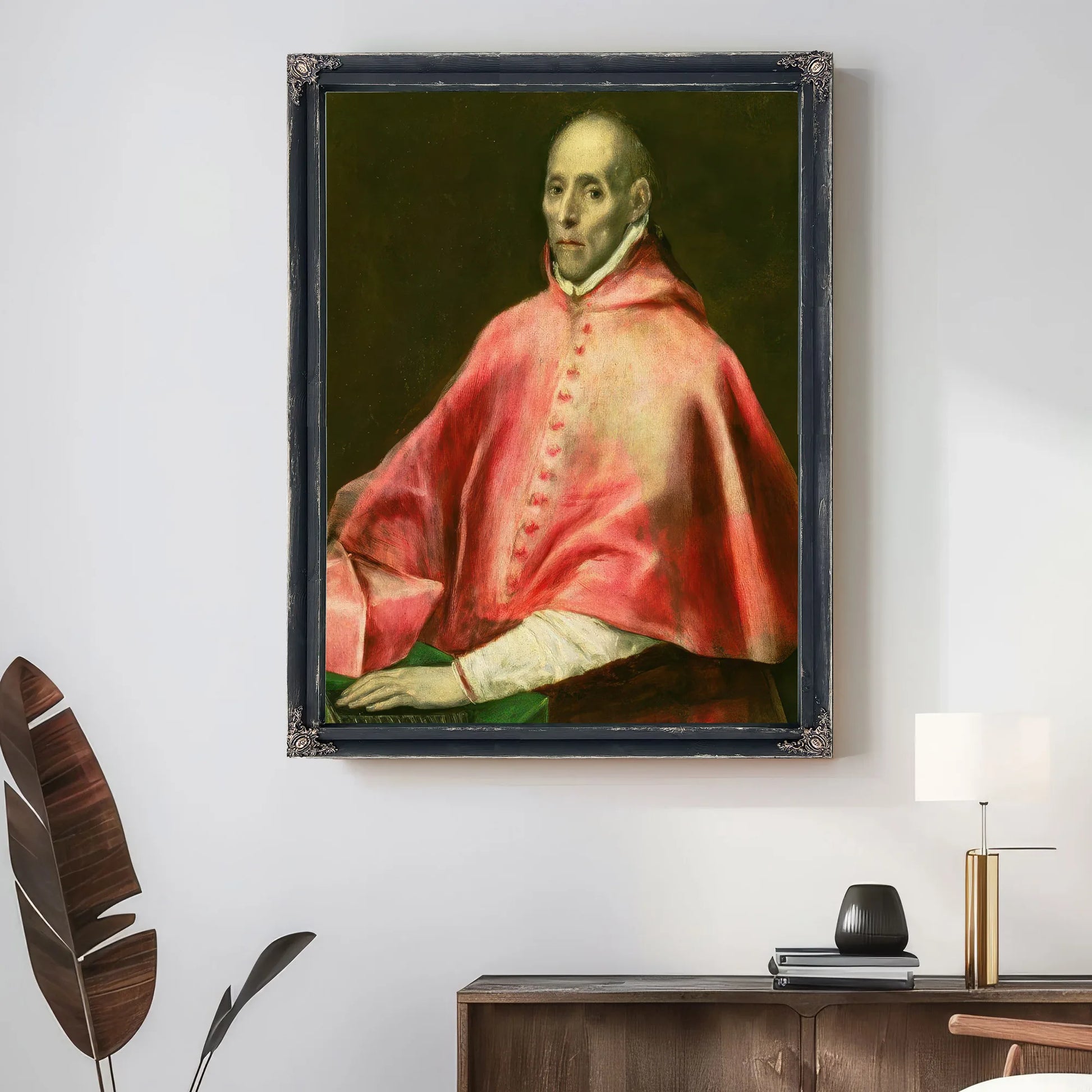 Portrait Of Cardinal Juan De Tavera (Oil On Canvas) By El Greco Fine Art Print