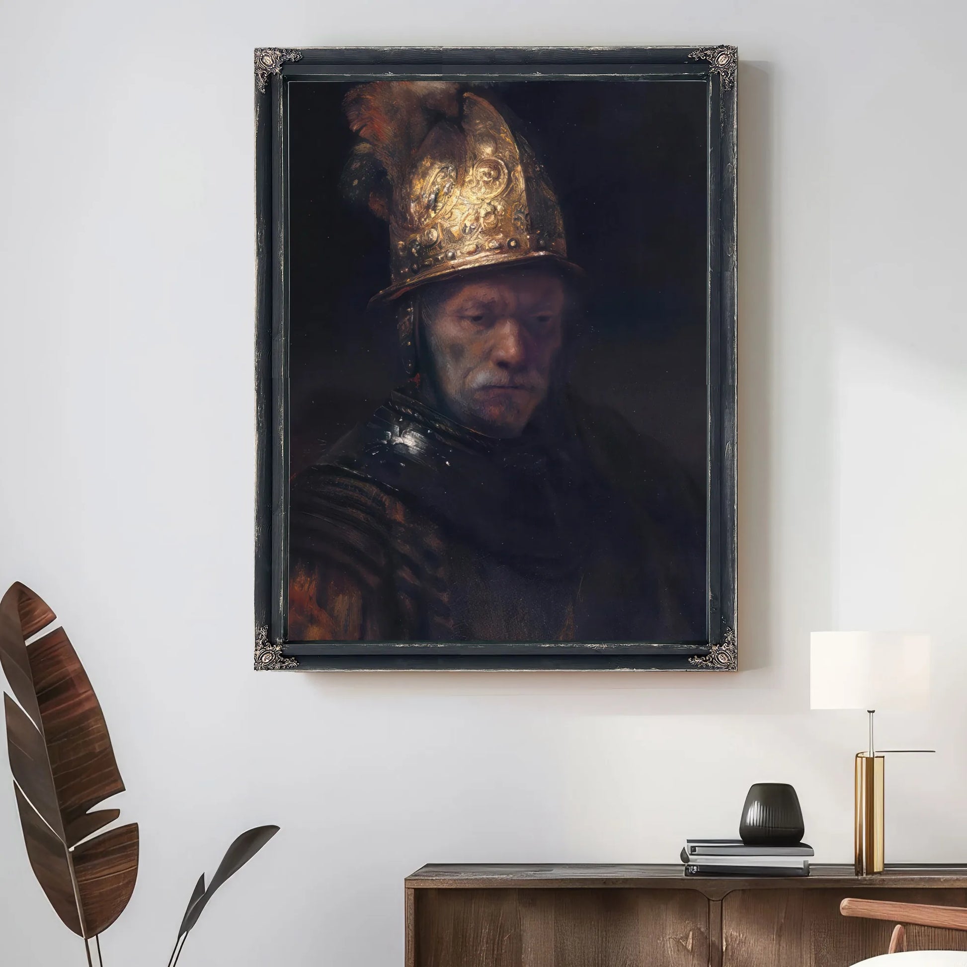 The Man With The Golden Helmet 1650 By Rembrandt Fine Art Print