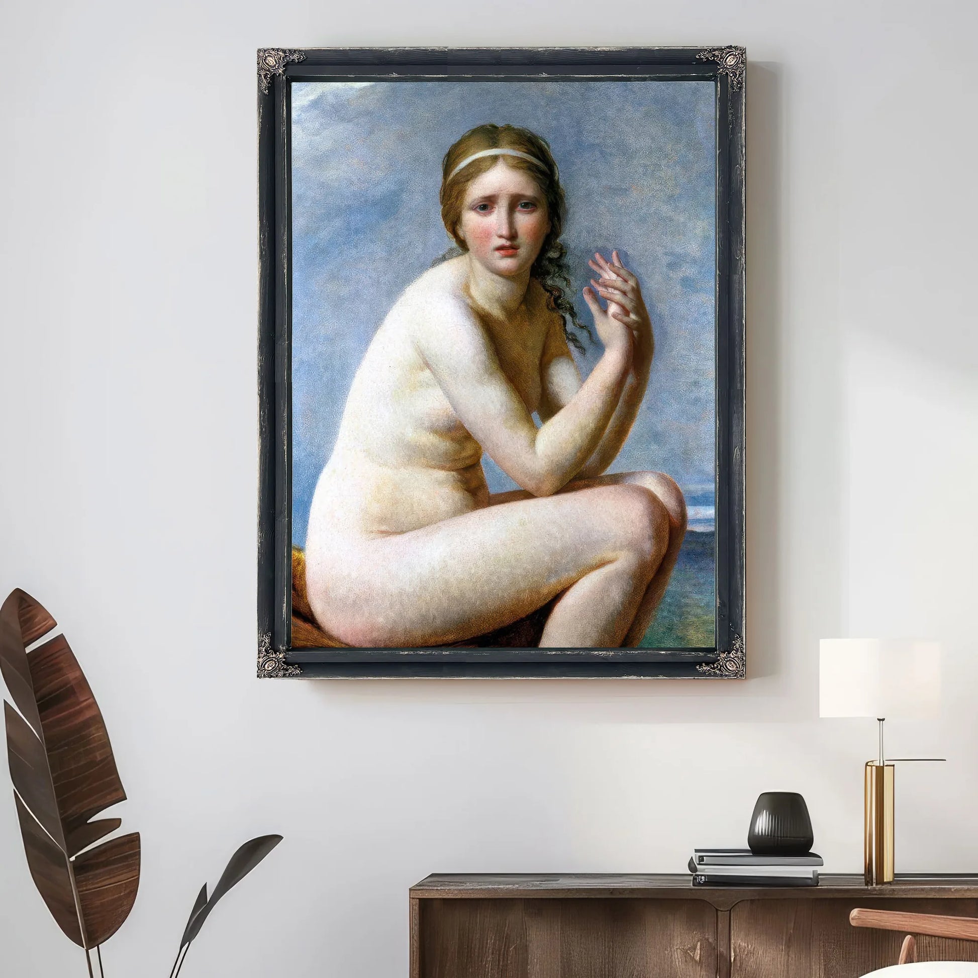 Psyche Abandoned 1795 By Jacques Louis David Fine Art Print