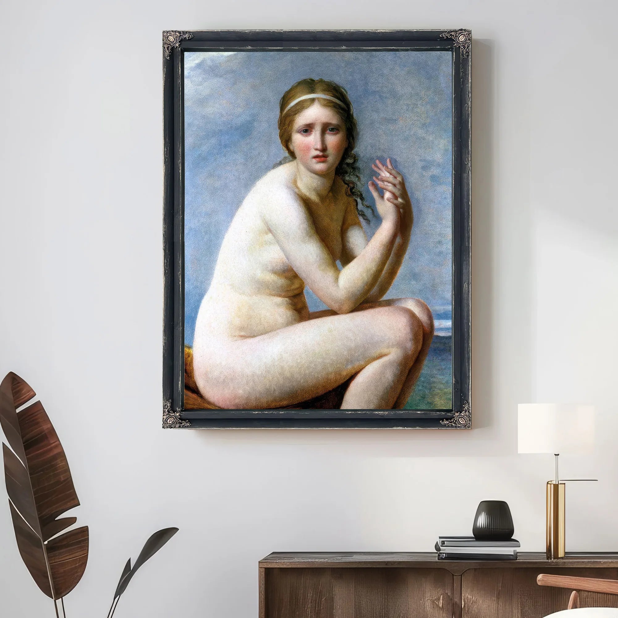 Psyche Abandoned 1795 By Jacques Louis David Fine Art Print