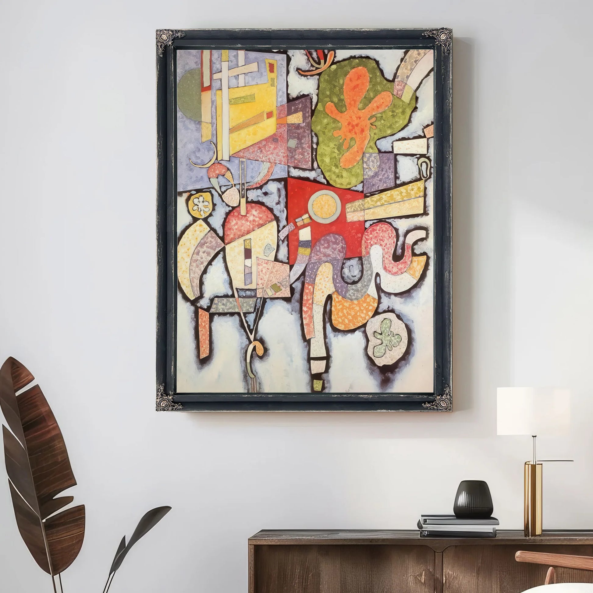 Complex Simple By Wassily Kandinsky Fine Art Print