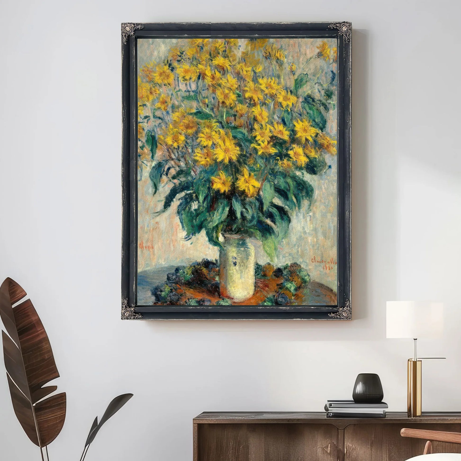 Jerusalem Artichoke By Claude Monet Fine Art Print