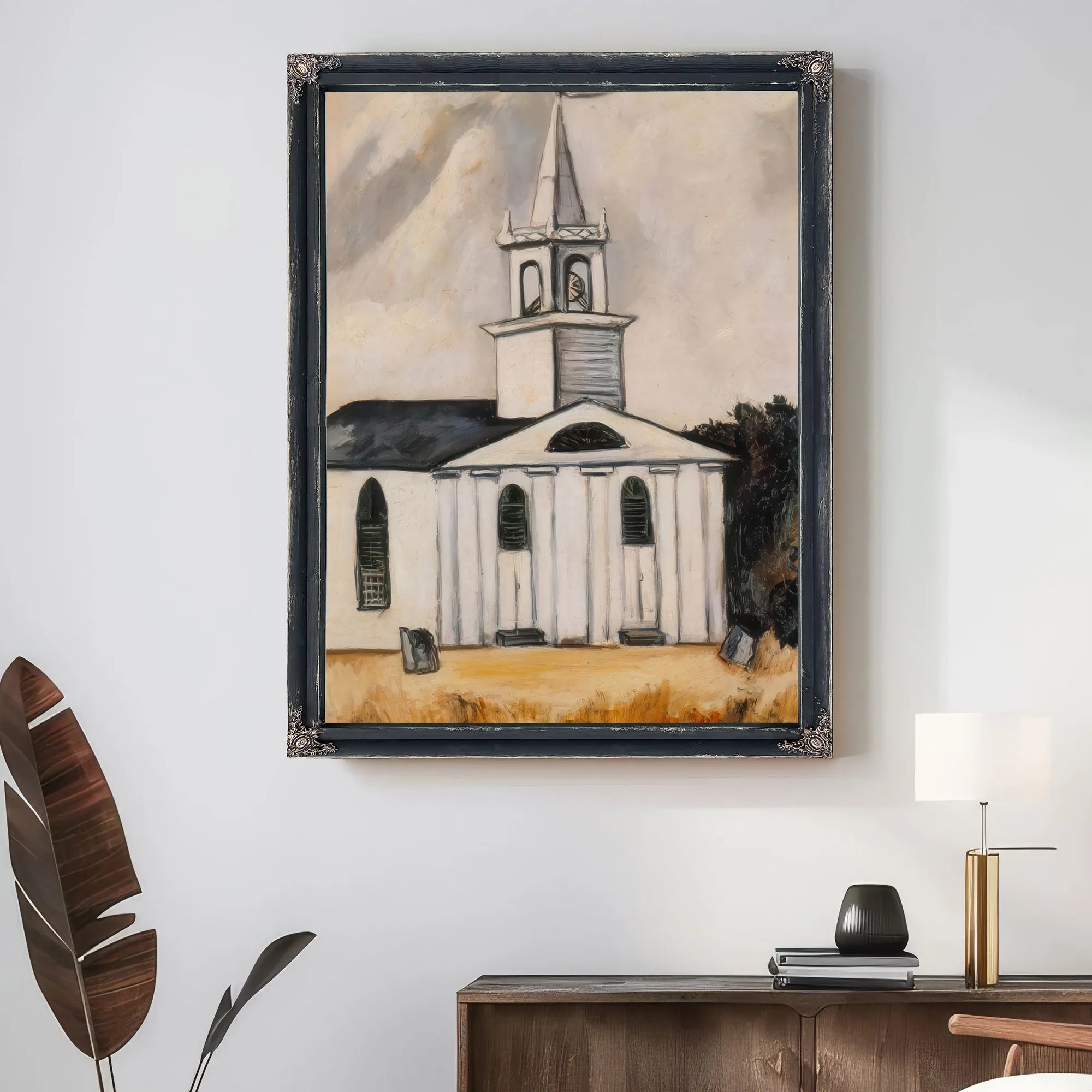 Church At Head Tide No 2 By Marsden Hartley Fine Art Print