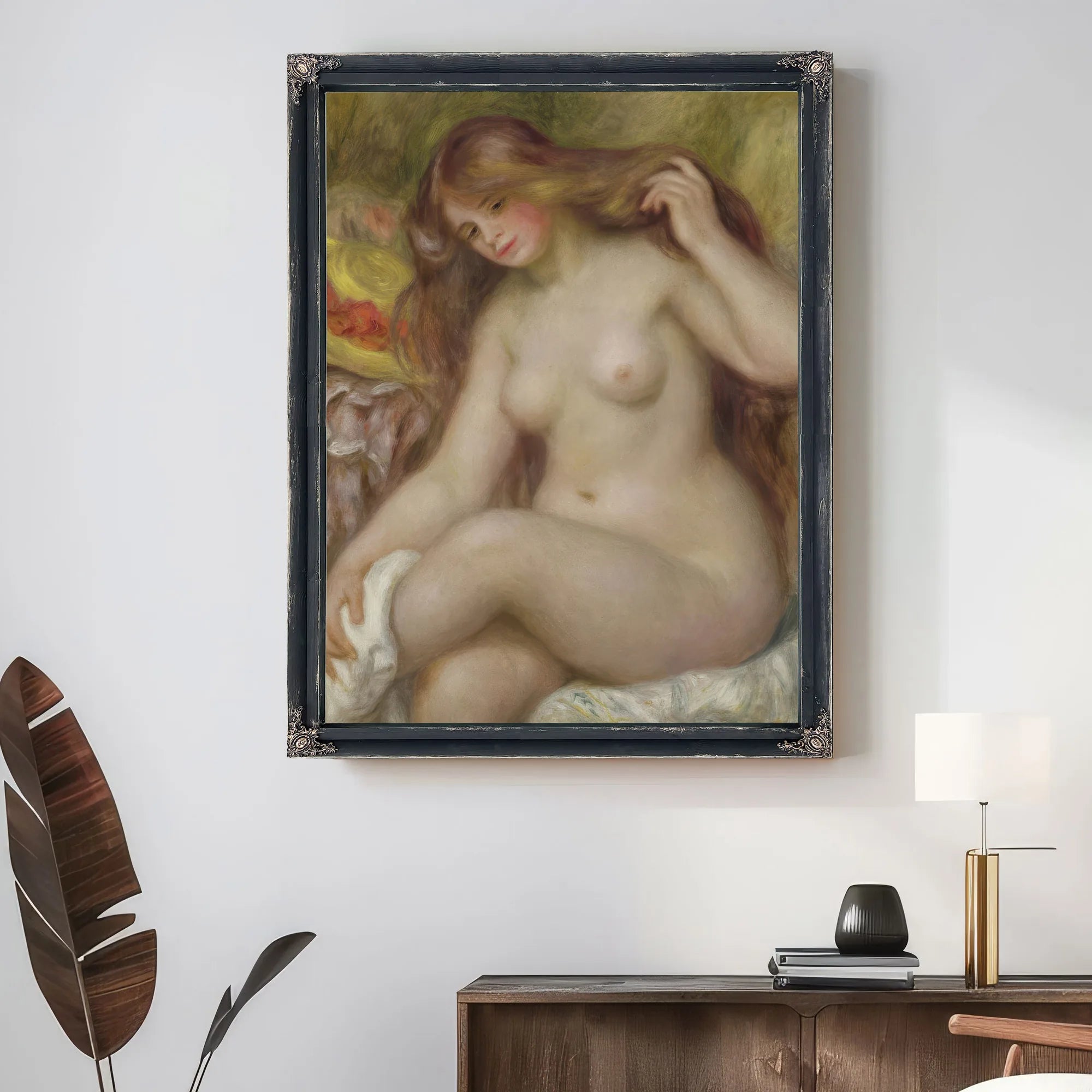 Bather By Pierre Auguste Renoir Fine Art Print