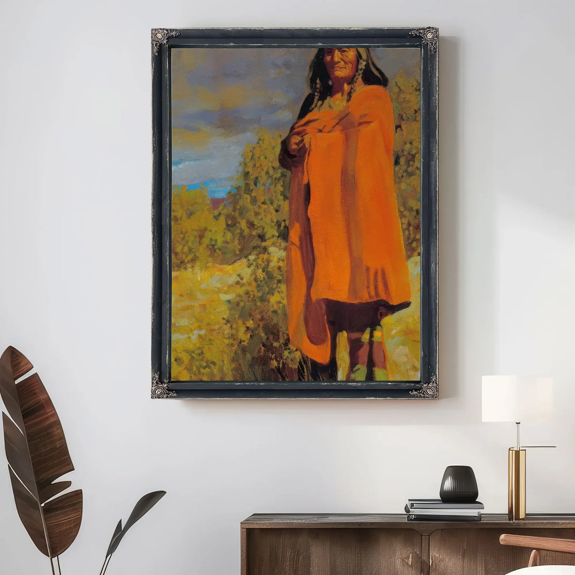 Old Flathead By Maynard Dixon Fine Art Print