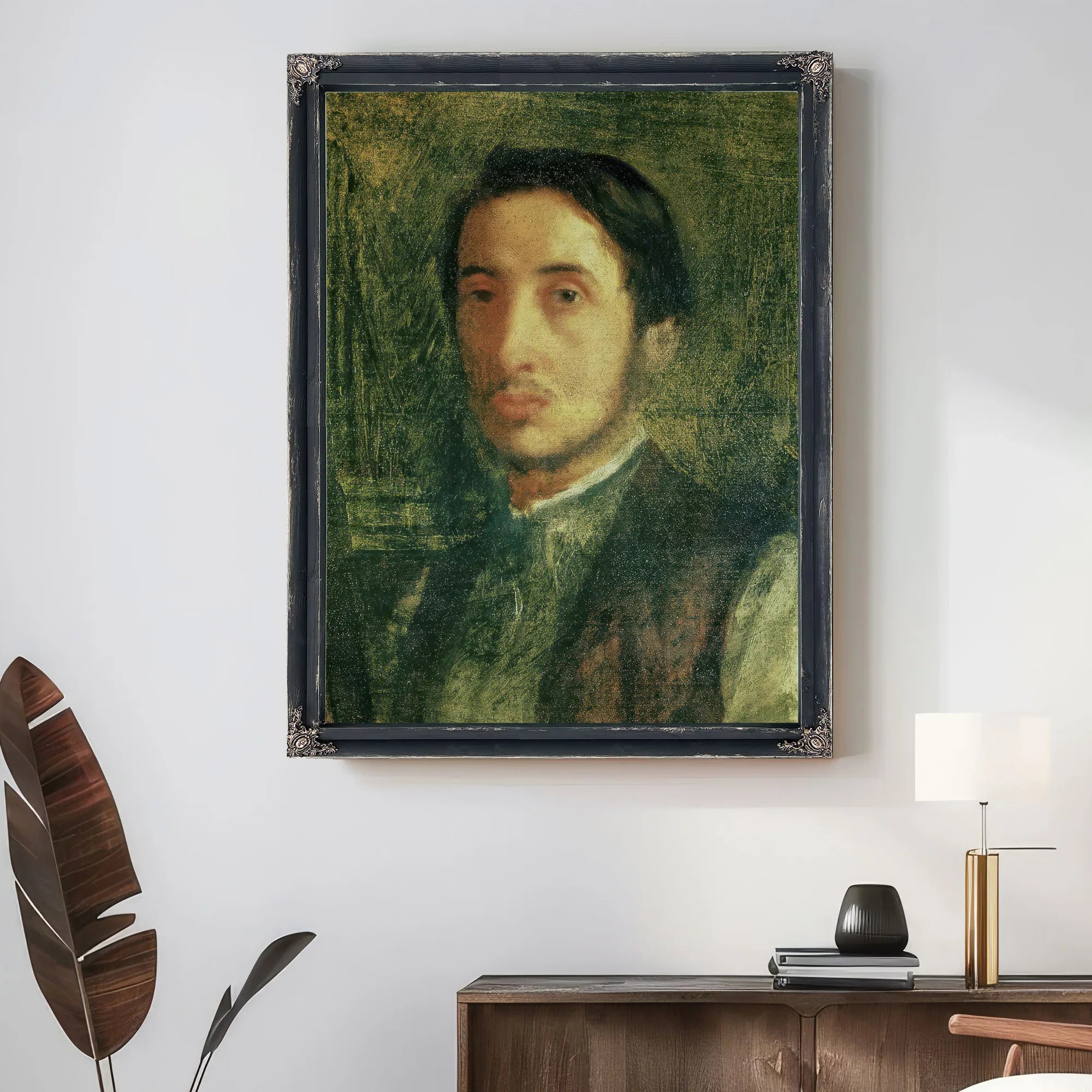 Self Portrait As A Young Man By Edgar Degas Fine Art Print