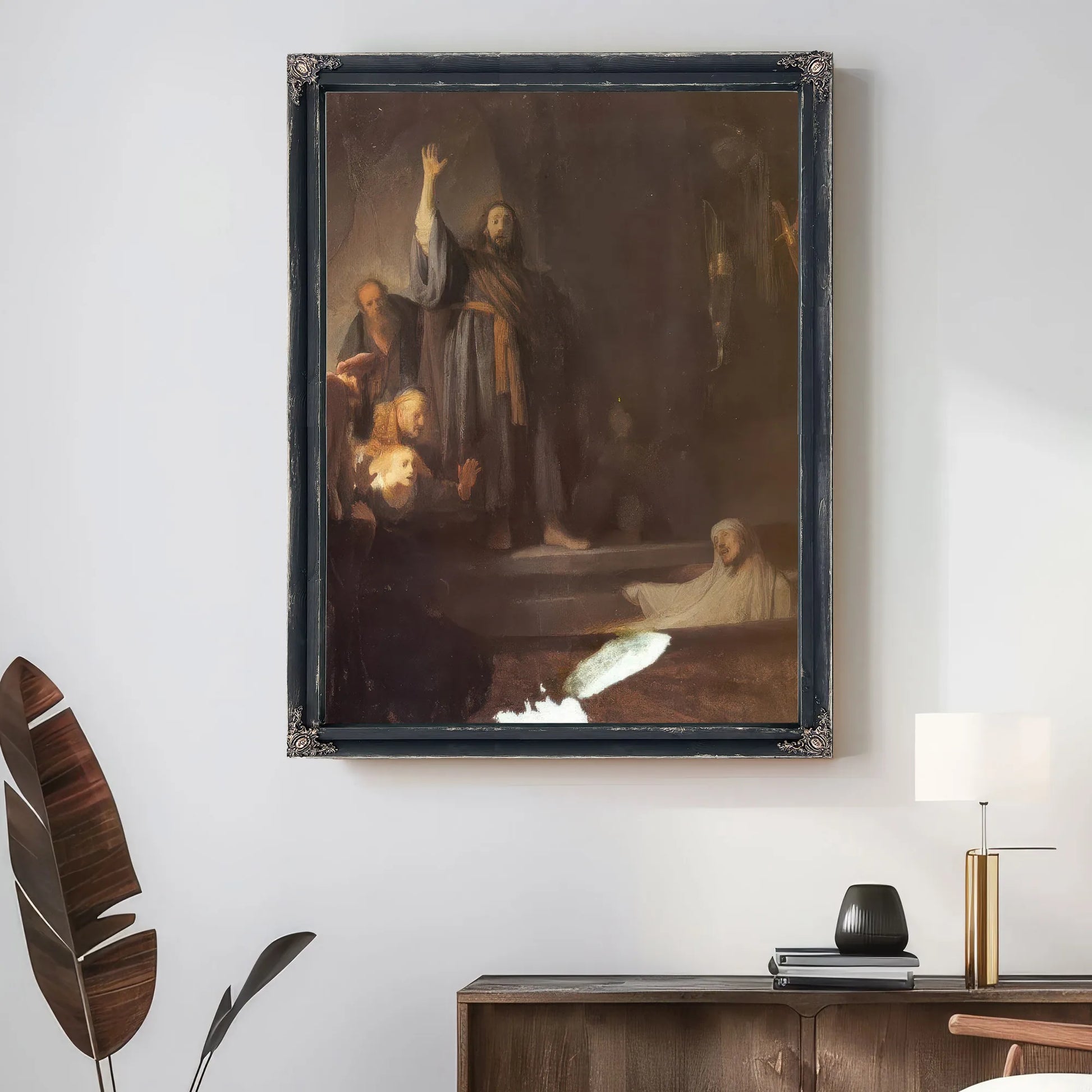 The Raising Of Lazarus,C 1630 By Rembrandt Fine Art Print