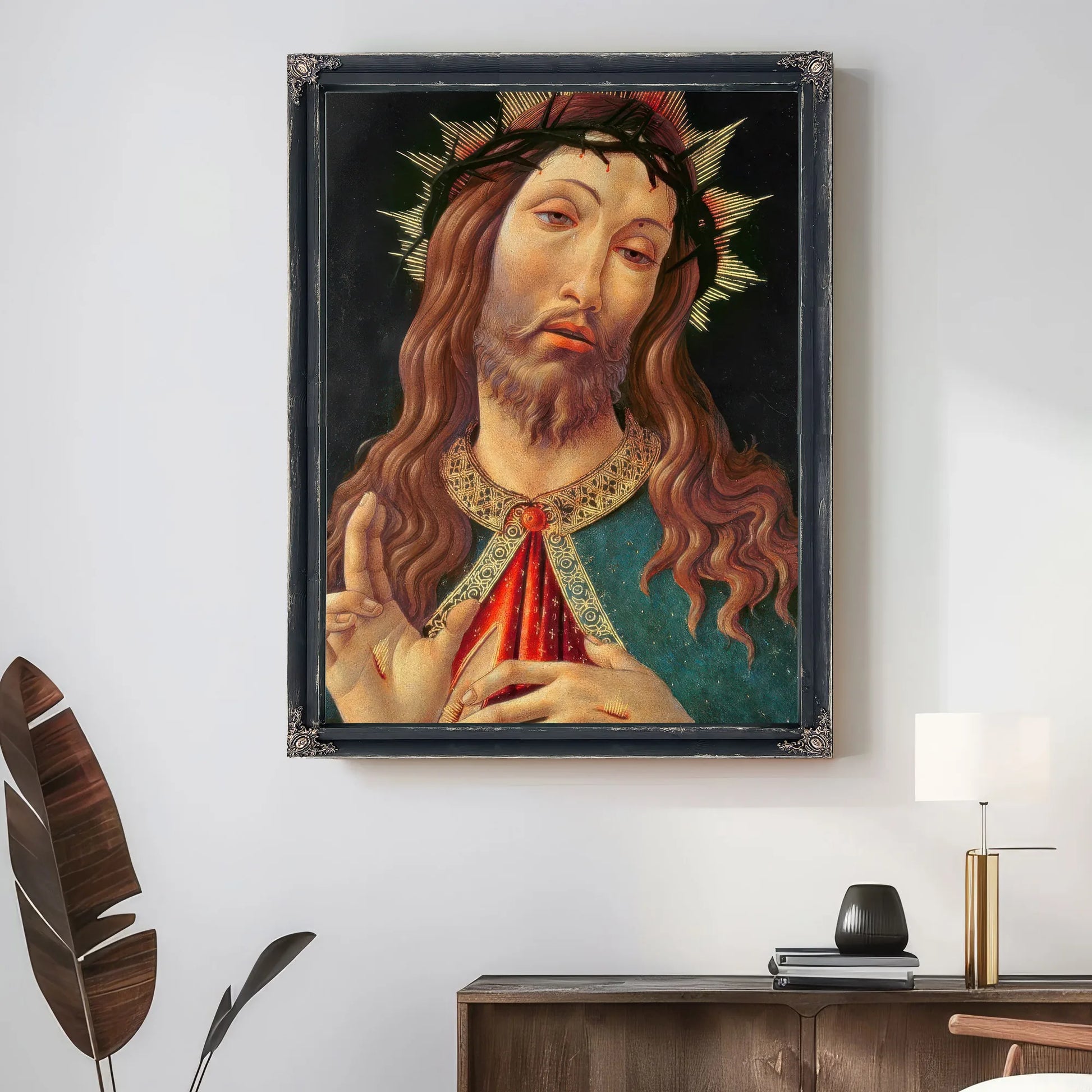 Ecce Homo Or The Redeemer By Sandro Botticelli Fine Art Print