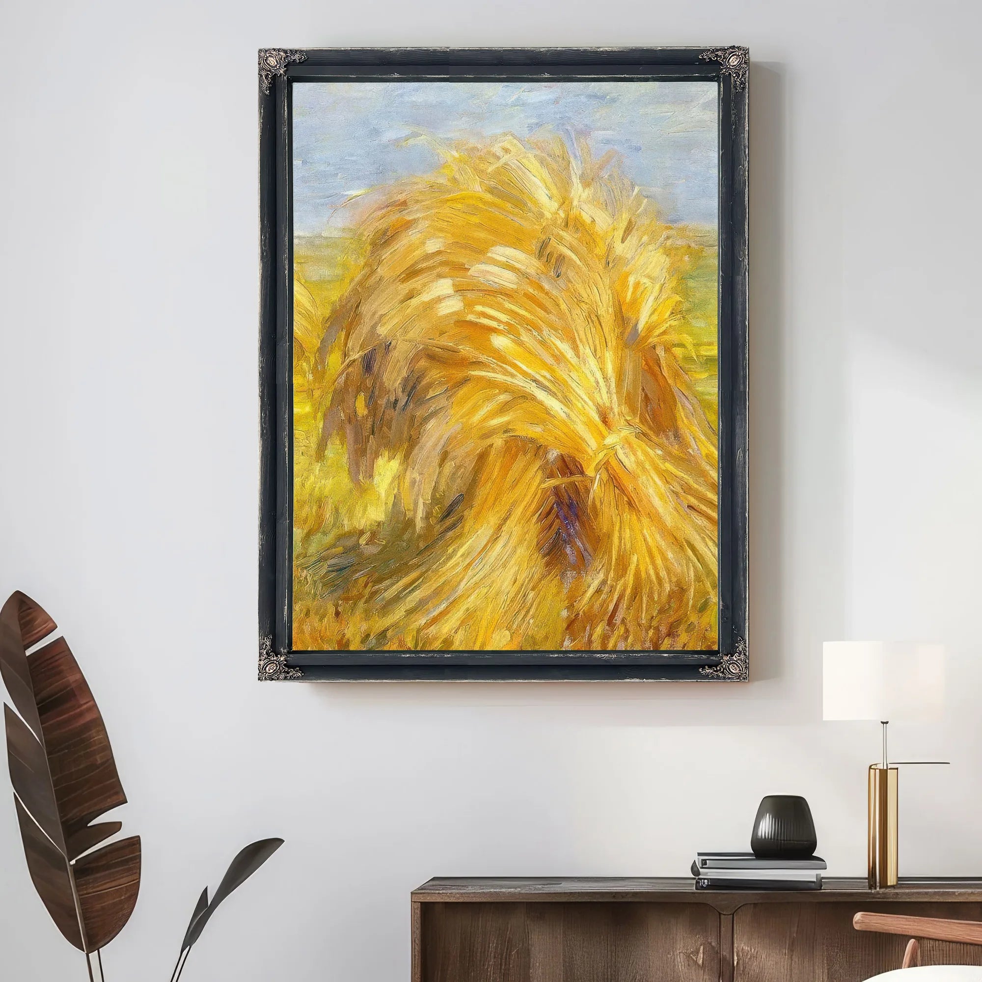 Sheaves Of Grain By Franz Marc Fine Art Print