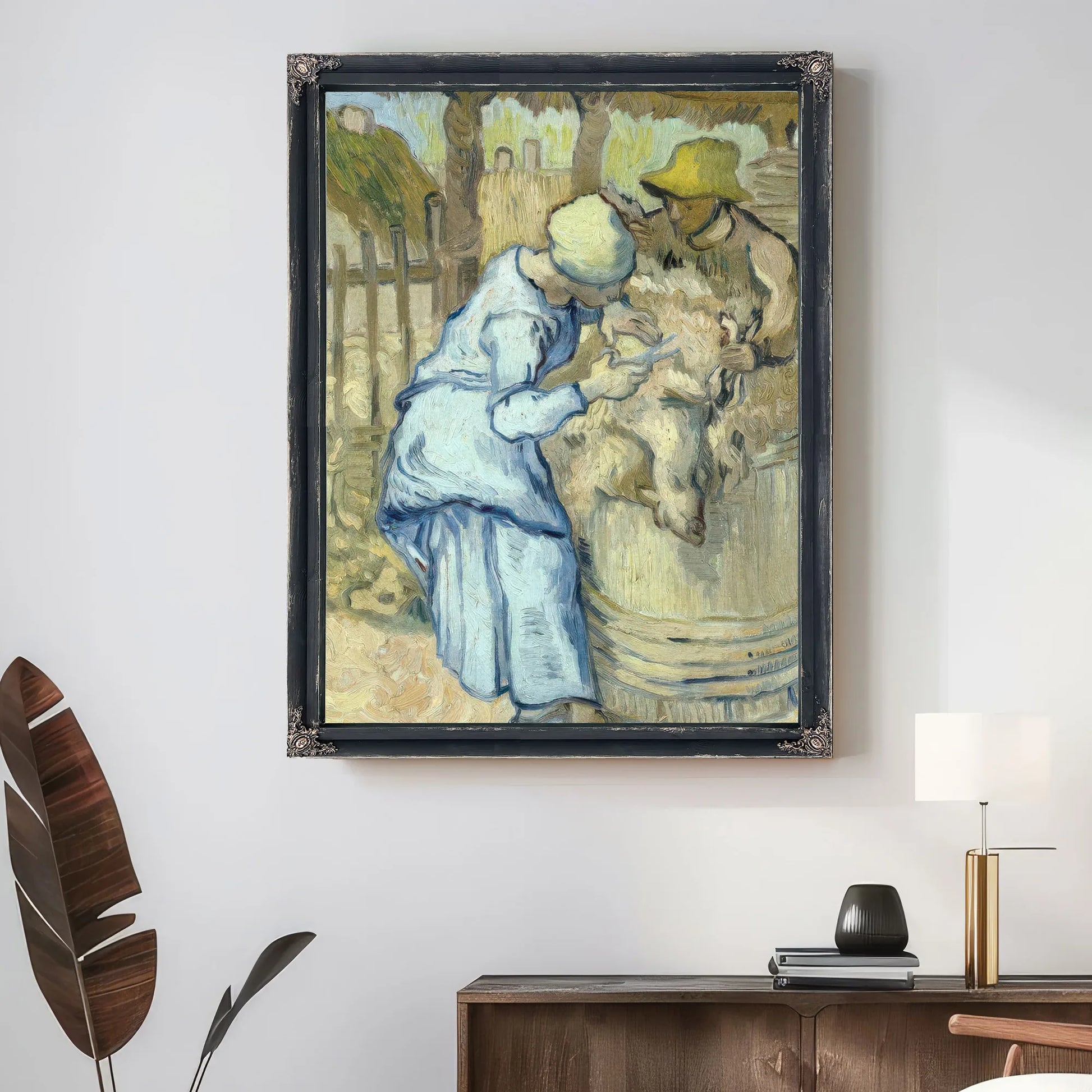 The Sheep Shearer (After Millet) By Vincent Van Gogh Fine Art Print