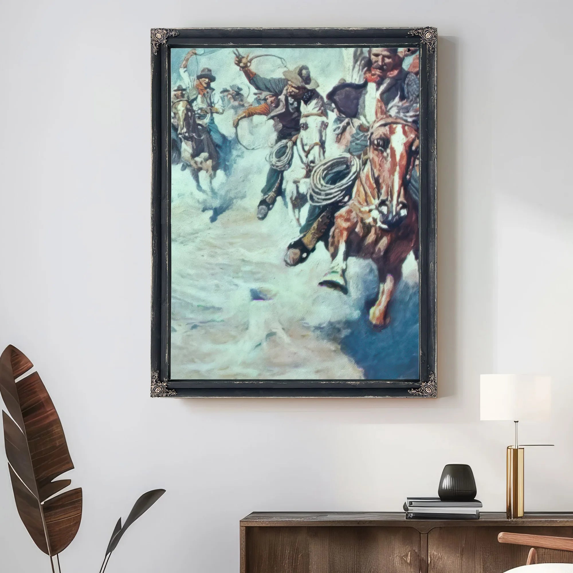 Racing For Dinner By NC Wyeth Fine Art Print