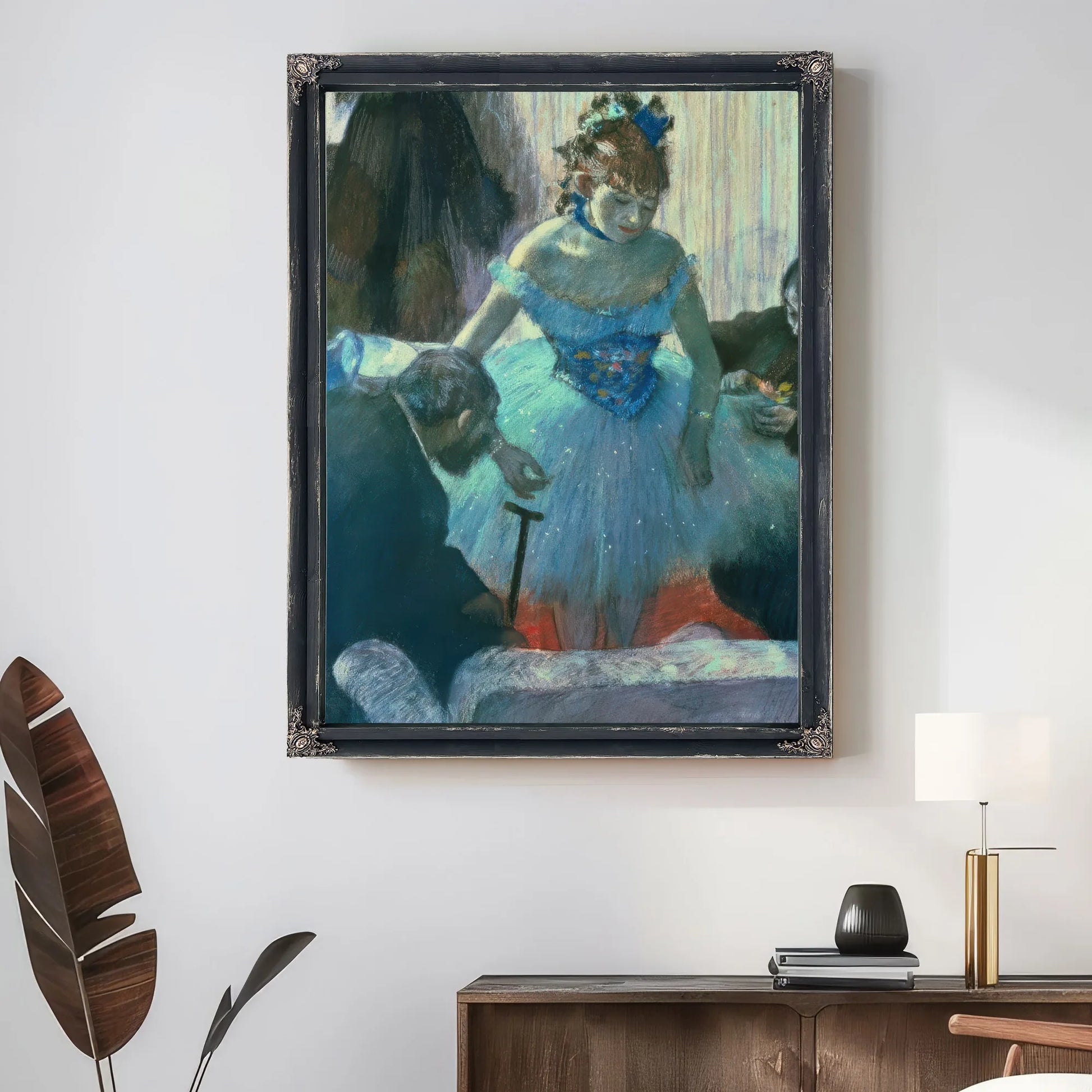Dancer In Her Dressing Room By Edgar Degas Fine Art Print