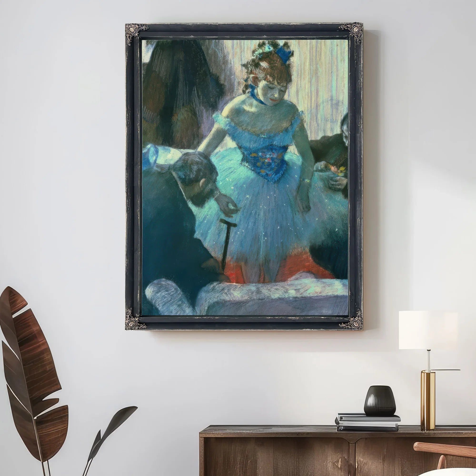 Dancer In Her Dressing Room By Edgar Degas Fine Art Print