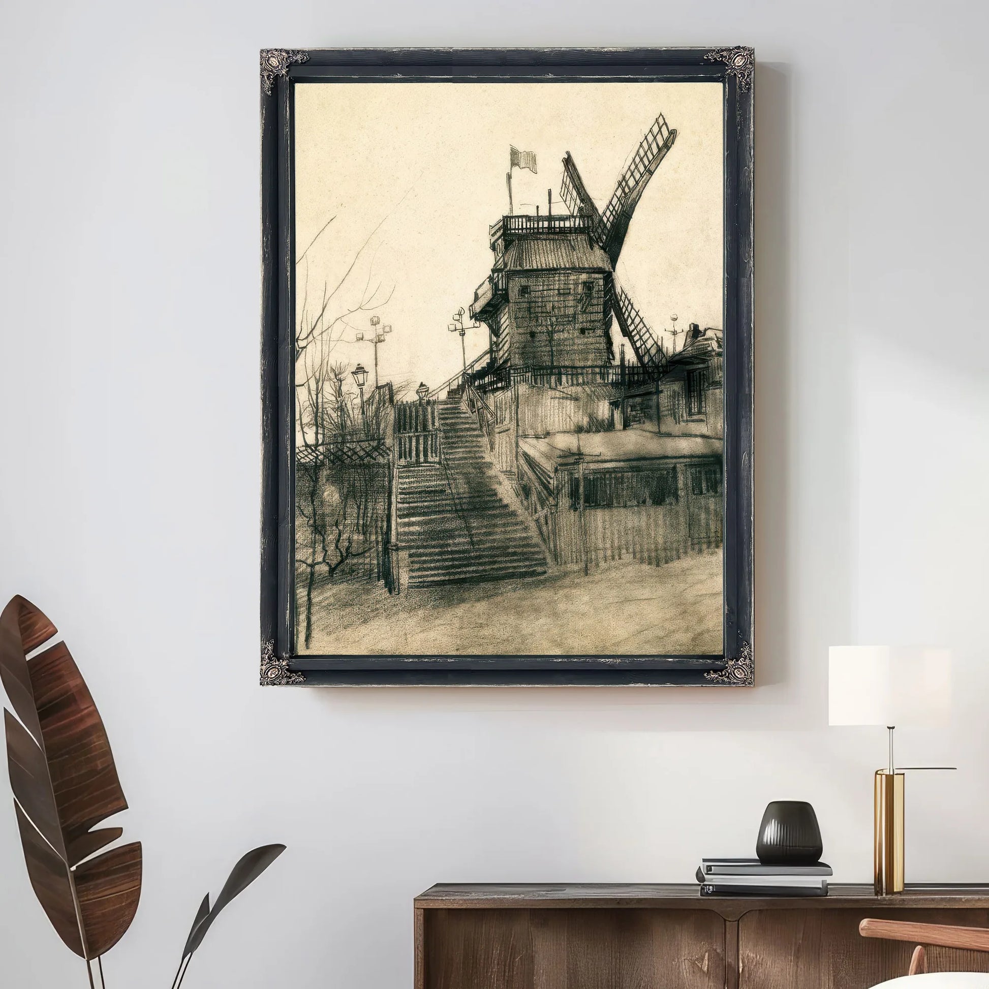 Moulin De La Galette By Vincent Van Gogh Fine Art Print