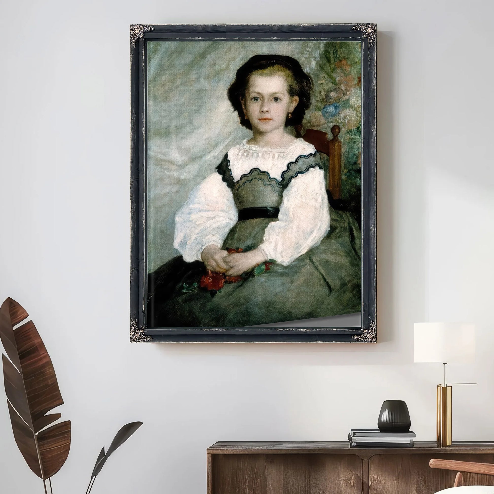Romaine Lacaux By Pierre August Renoir Fine Art Print