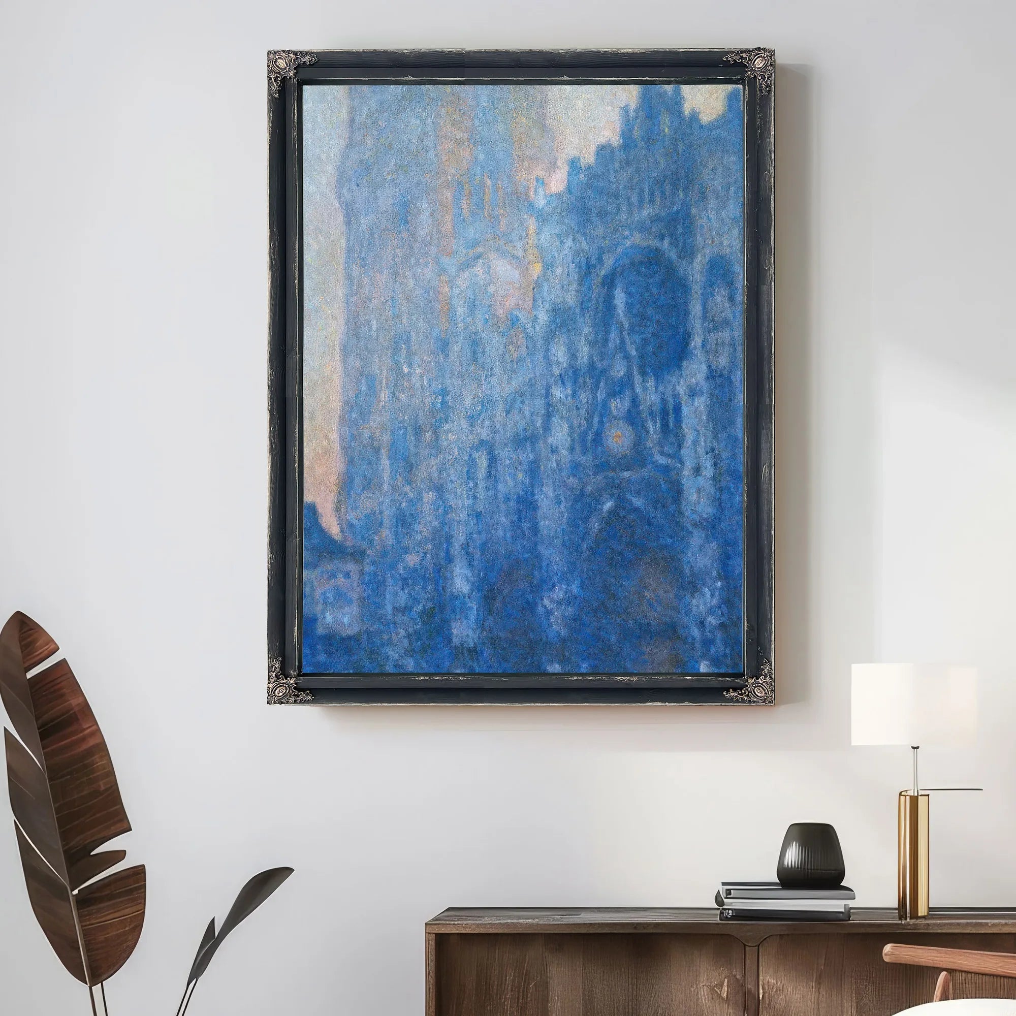 Rouen Cathedral Facade And Tour D'albane (Morning Effect) By Claude Monet Fine Art Print