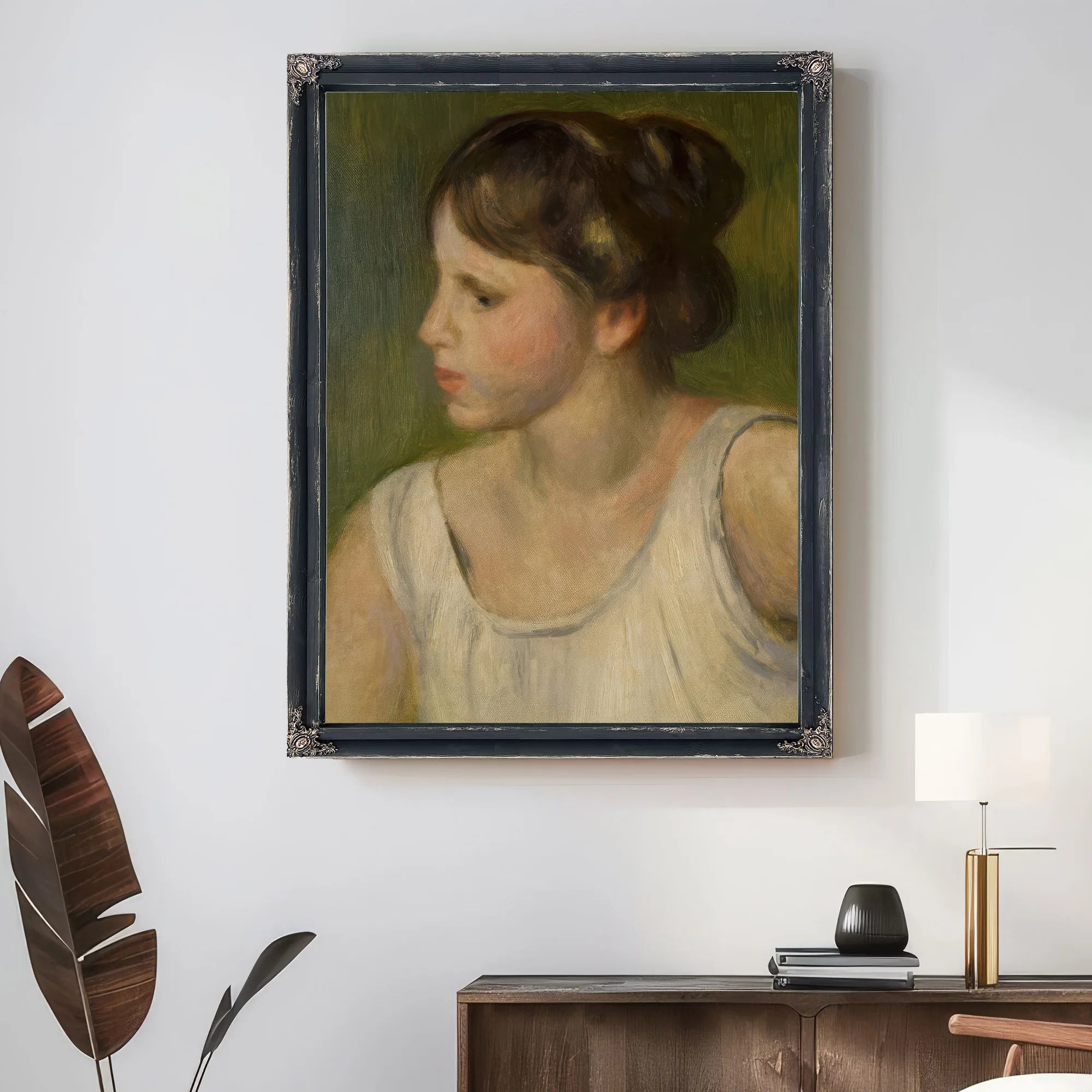 Buste De Femme By Pierre Auguste Renoir Fine Art Print