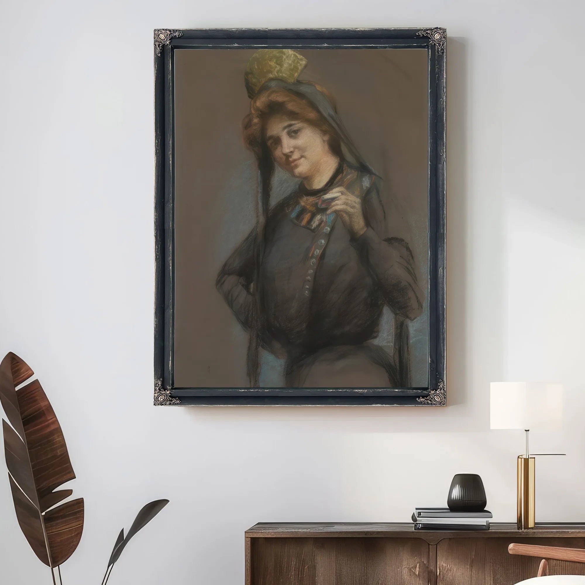 Cigarettev By Alice Pike Barney Fine Art Print