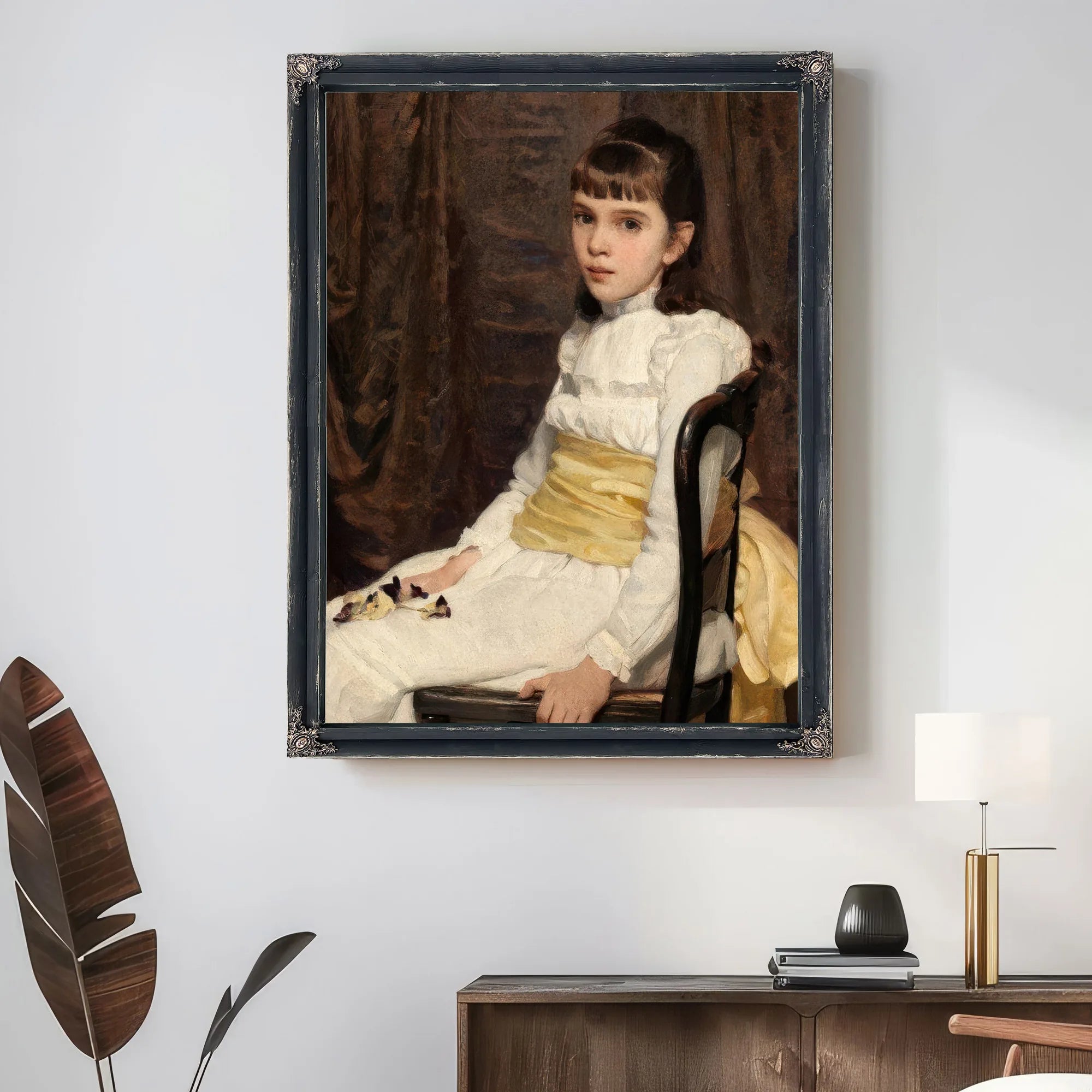 Little Girl 1887 By Cecilia Beaux Fine Art Print