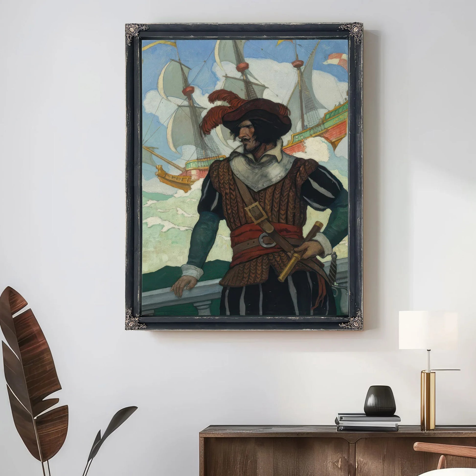 Romance Of Adventure By NC Wyeth Fine Art Print
