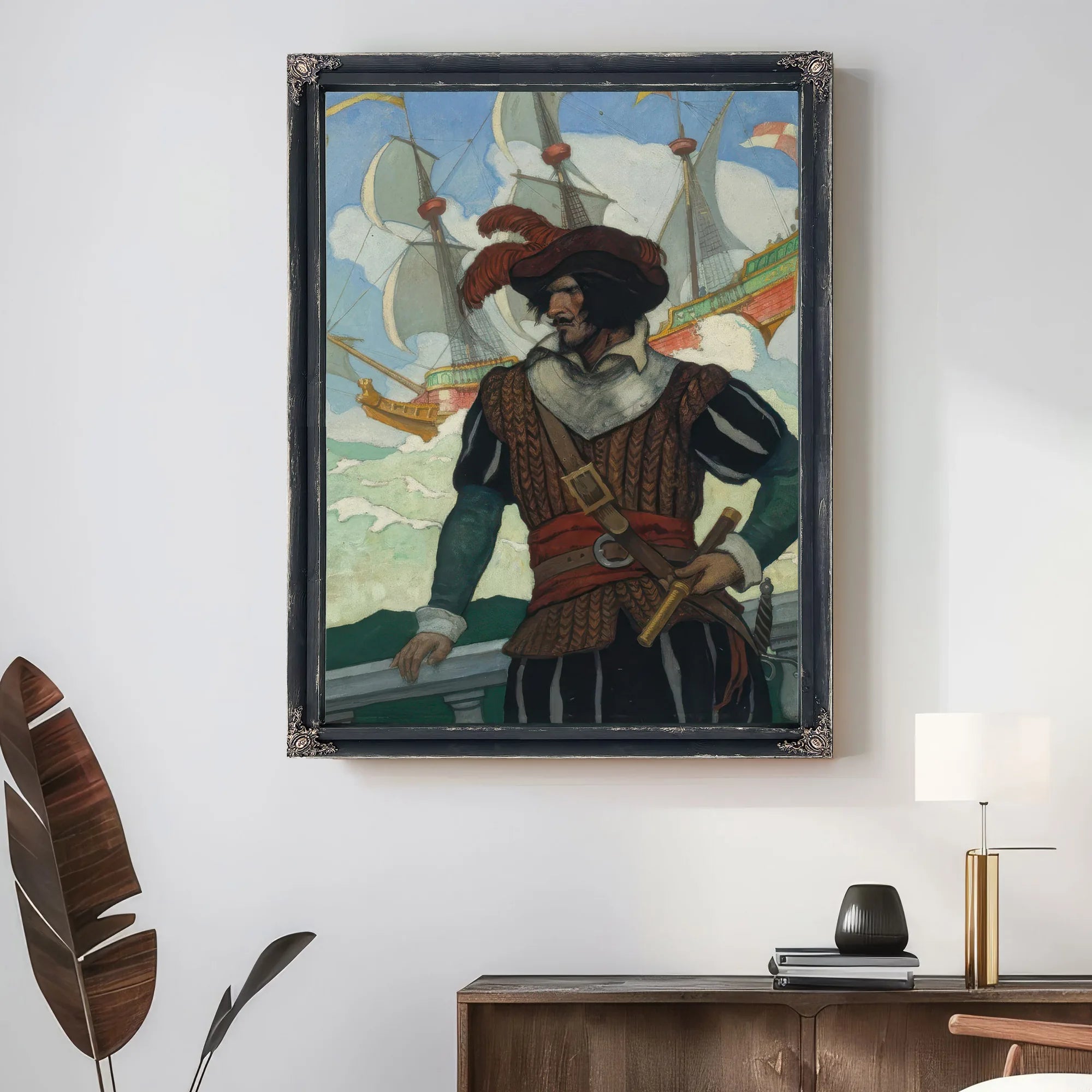 Romance Of Adventure By NC Wyeth Fine Art Print