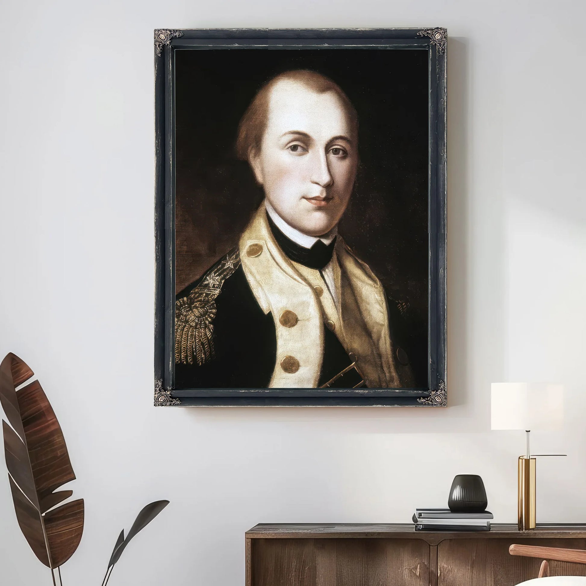 Portrait Of Marquis De Lafayette By Charles Willson Peale Fine Art Print