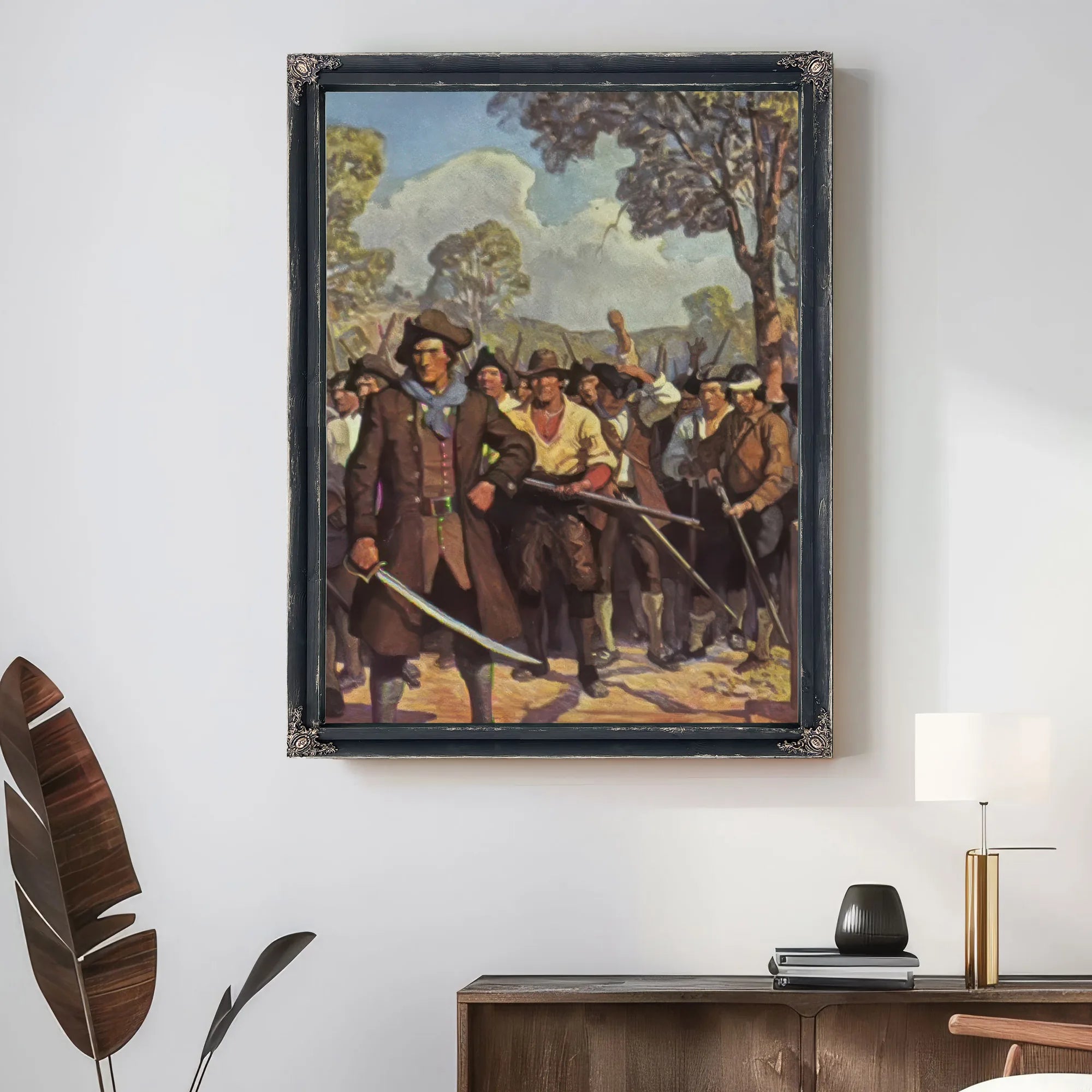 Bank Holiday Posters By NC Wyeth Fine Art Print
