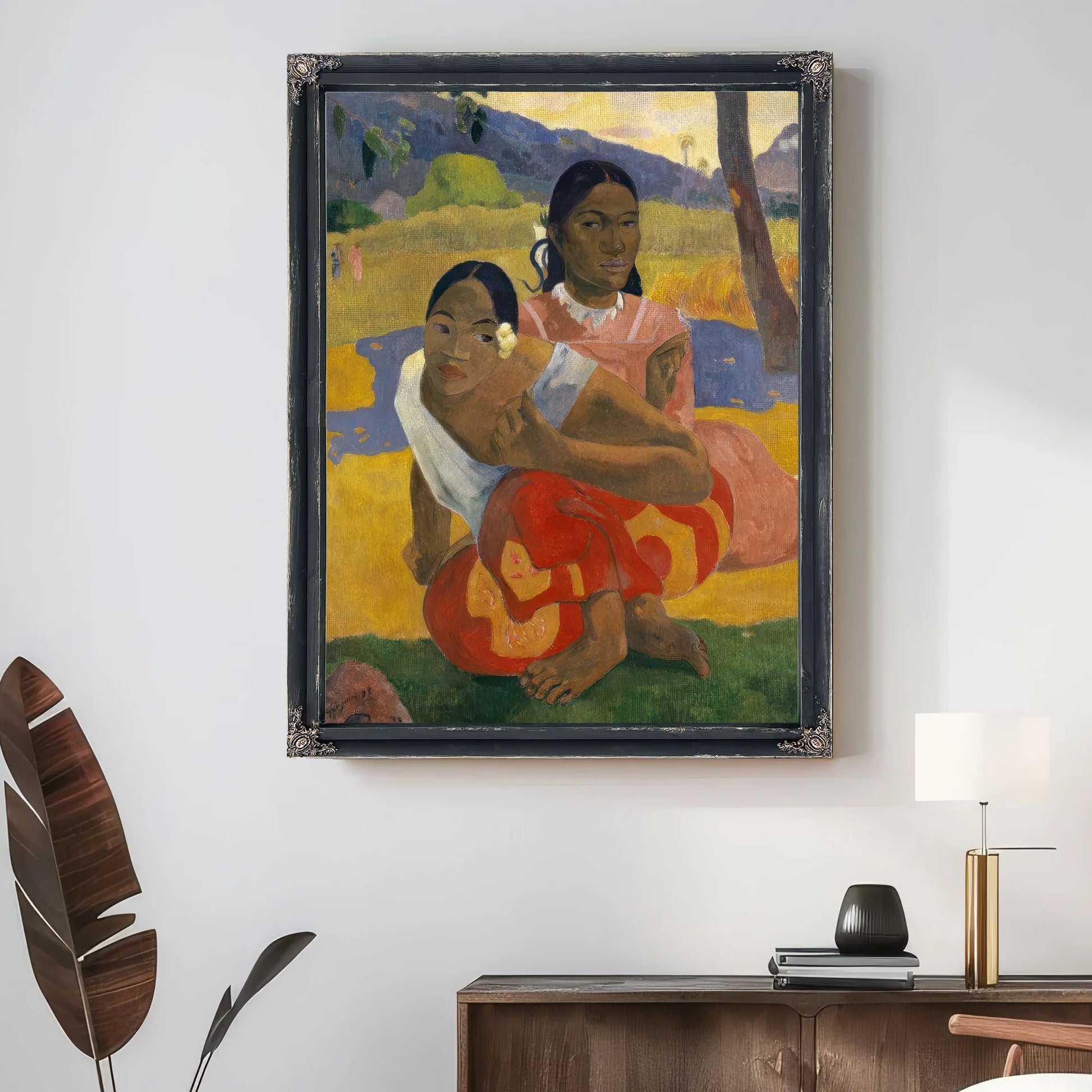 Paulgauguin Nafea Faa Ipoipo 1892 Oil On Canvas 101X77Cm By Paul Gauguin Fine Art Print