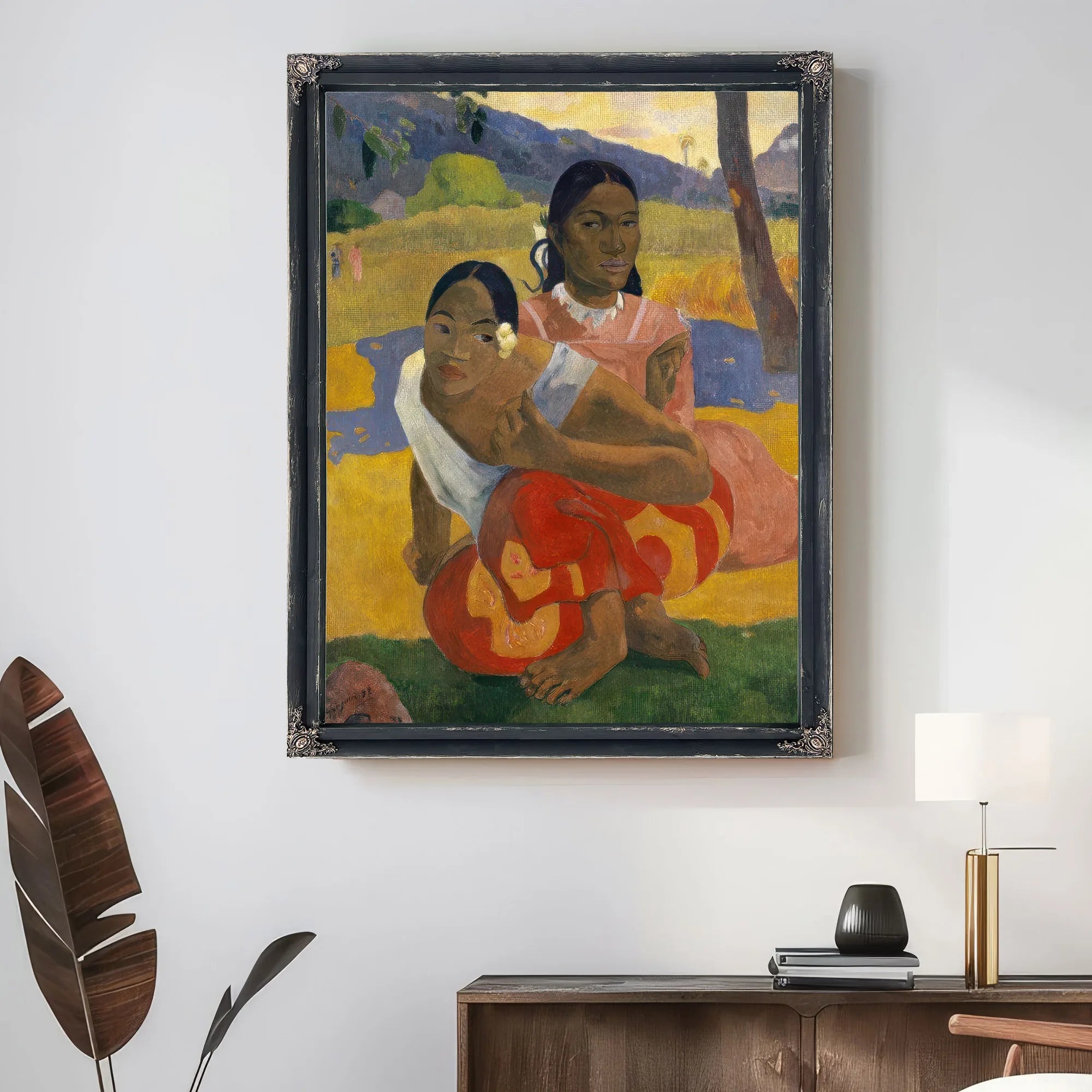 Paulgauguin Nafea Faa Ipoipo 1892 Oil On Canvas 101X77Cm By Paul Gauguin Fine Art Print